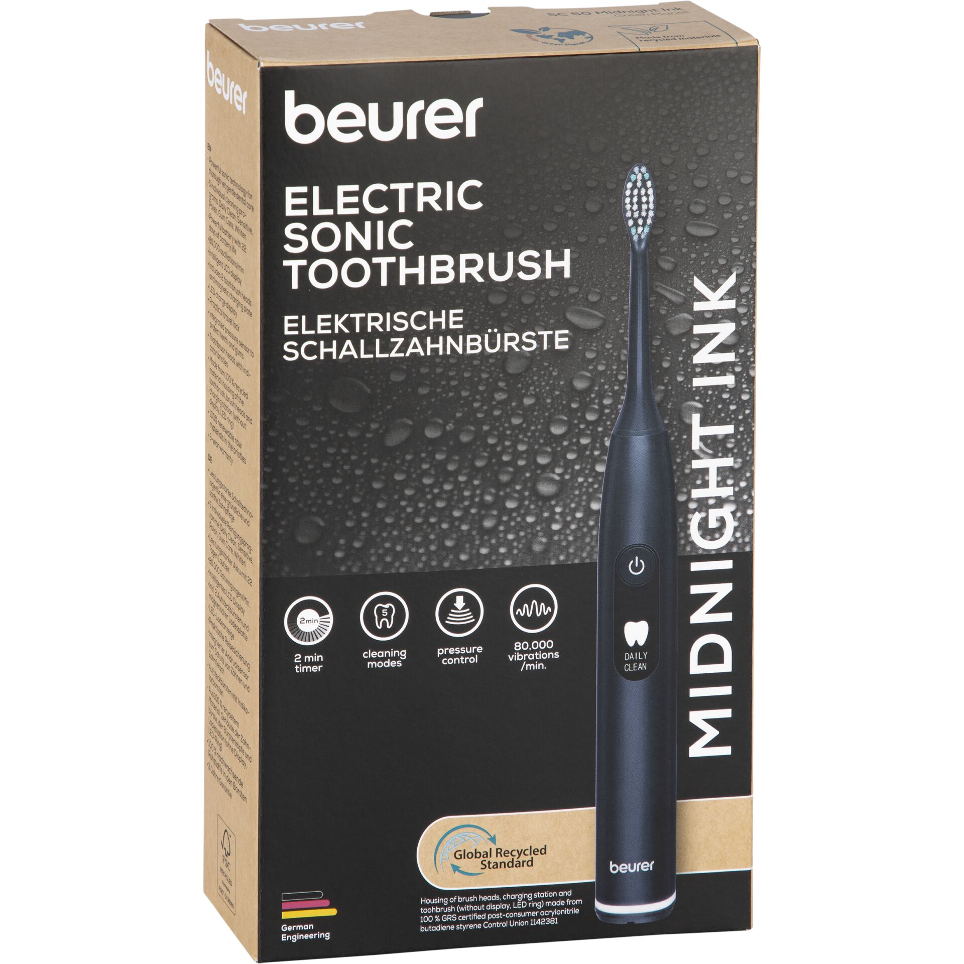 Beurer SC 50 midnight ink  Schallzahnbürste Green Planet
