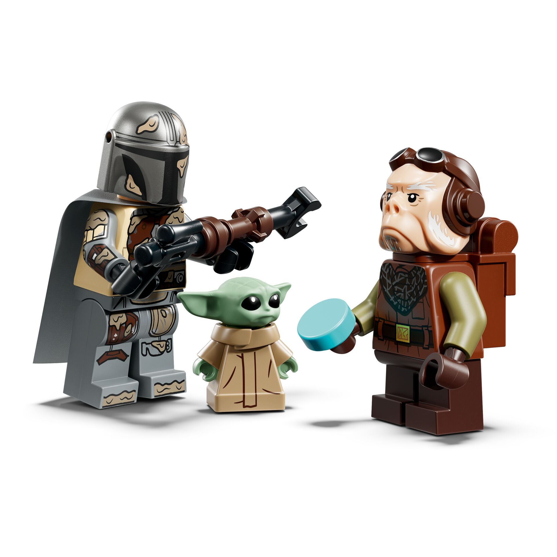 Minifiguren, Star Wars, Baby Yoda, Mandalorian Figur, Spielzeugfigur
