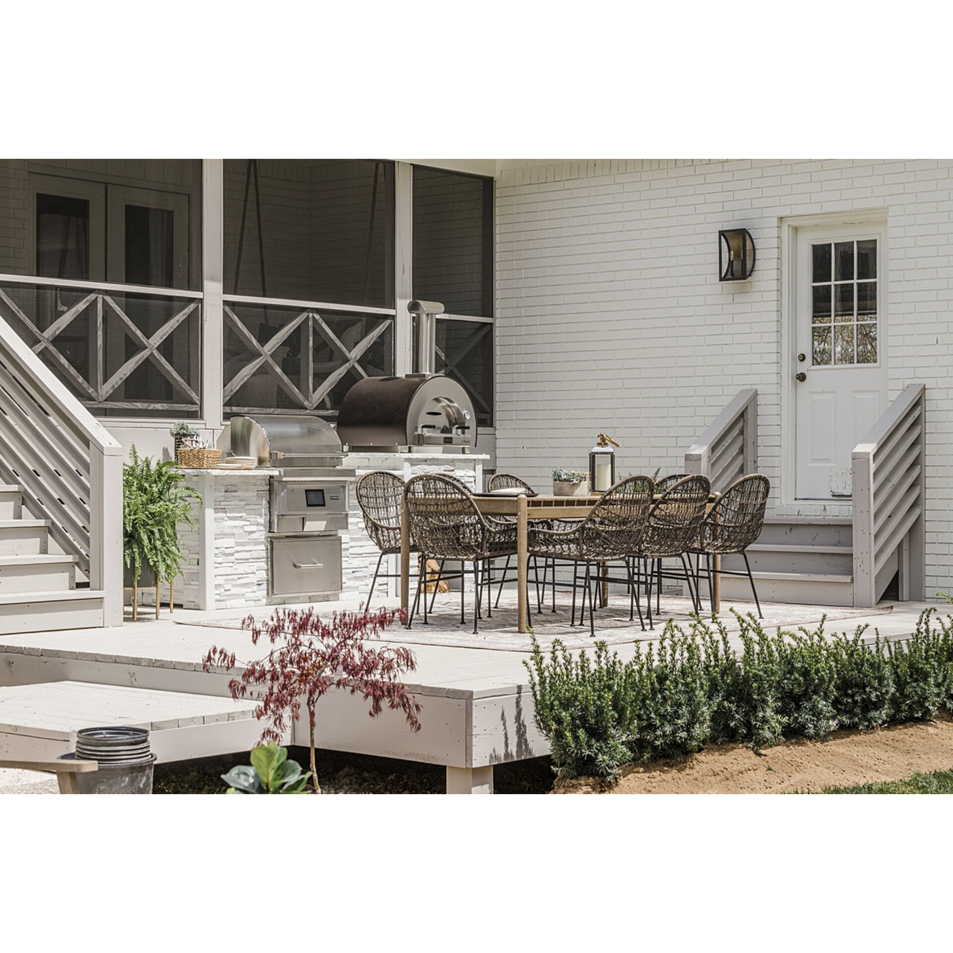 Wohnen, Veranda, Deck, Innenarchitektur, Treppe