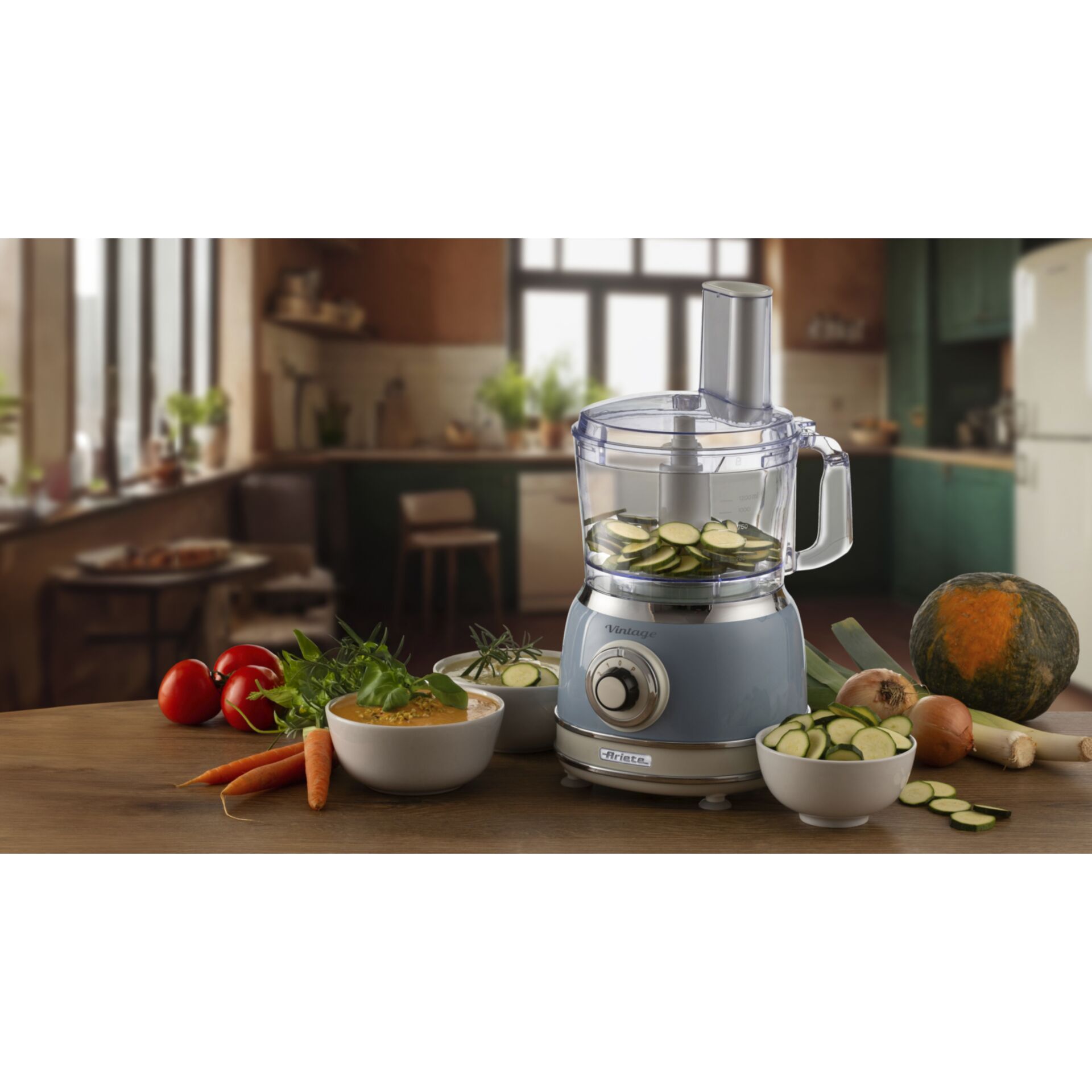 Küchenmaschine, Säftezubereitung, Zutaten zubereitung, Zucchini, Gemüse