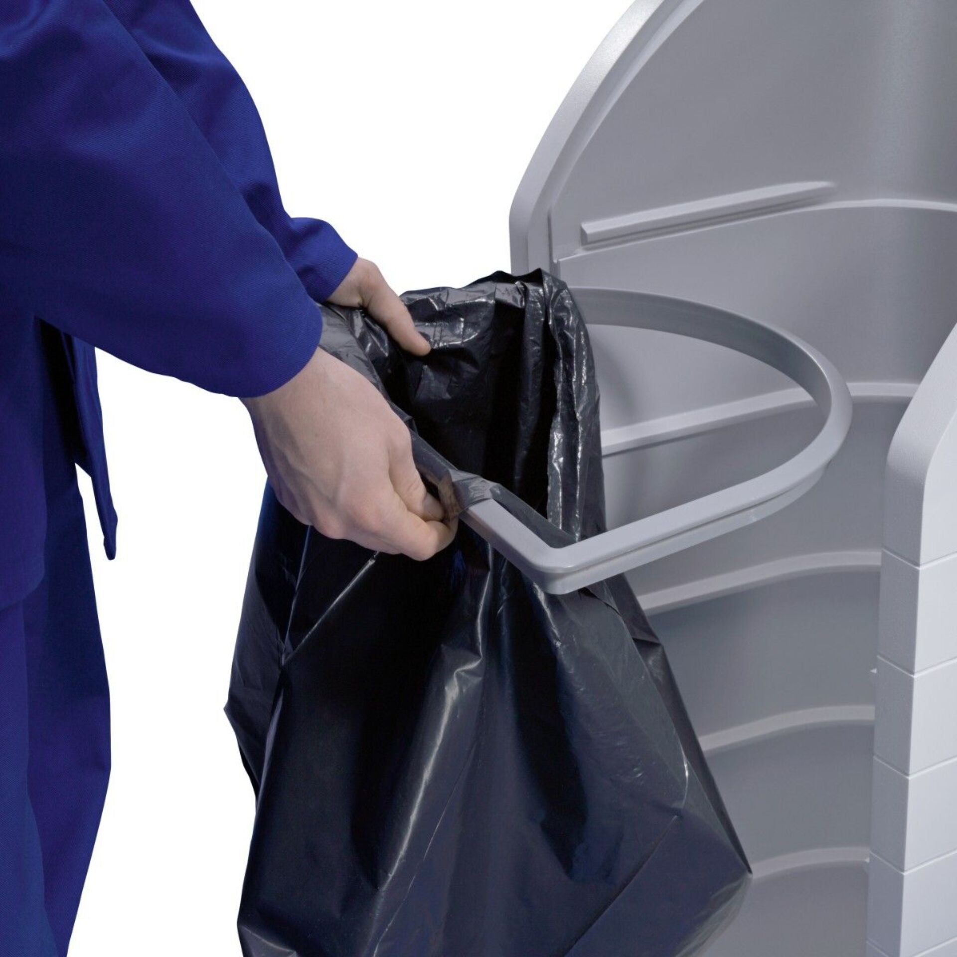 Abfallbehälter, Müllbeutel, Schwarzer Müllsack, Recycle, Abfallentsorgung