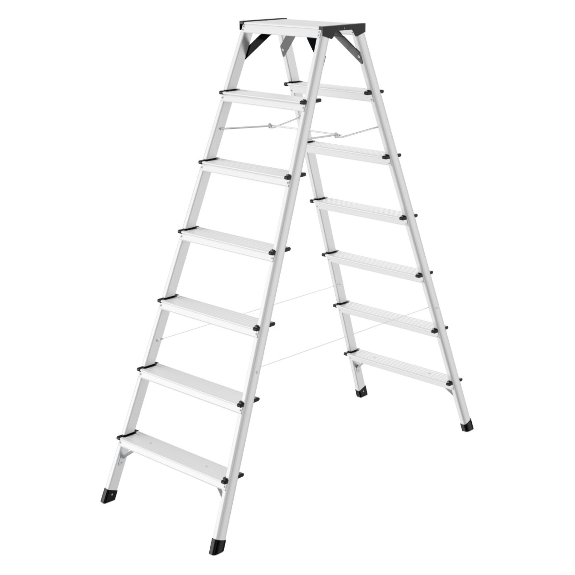 Hailo D60 StandardLine  2x7 Stufen  Stehleiter