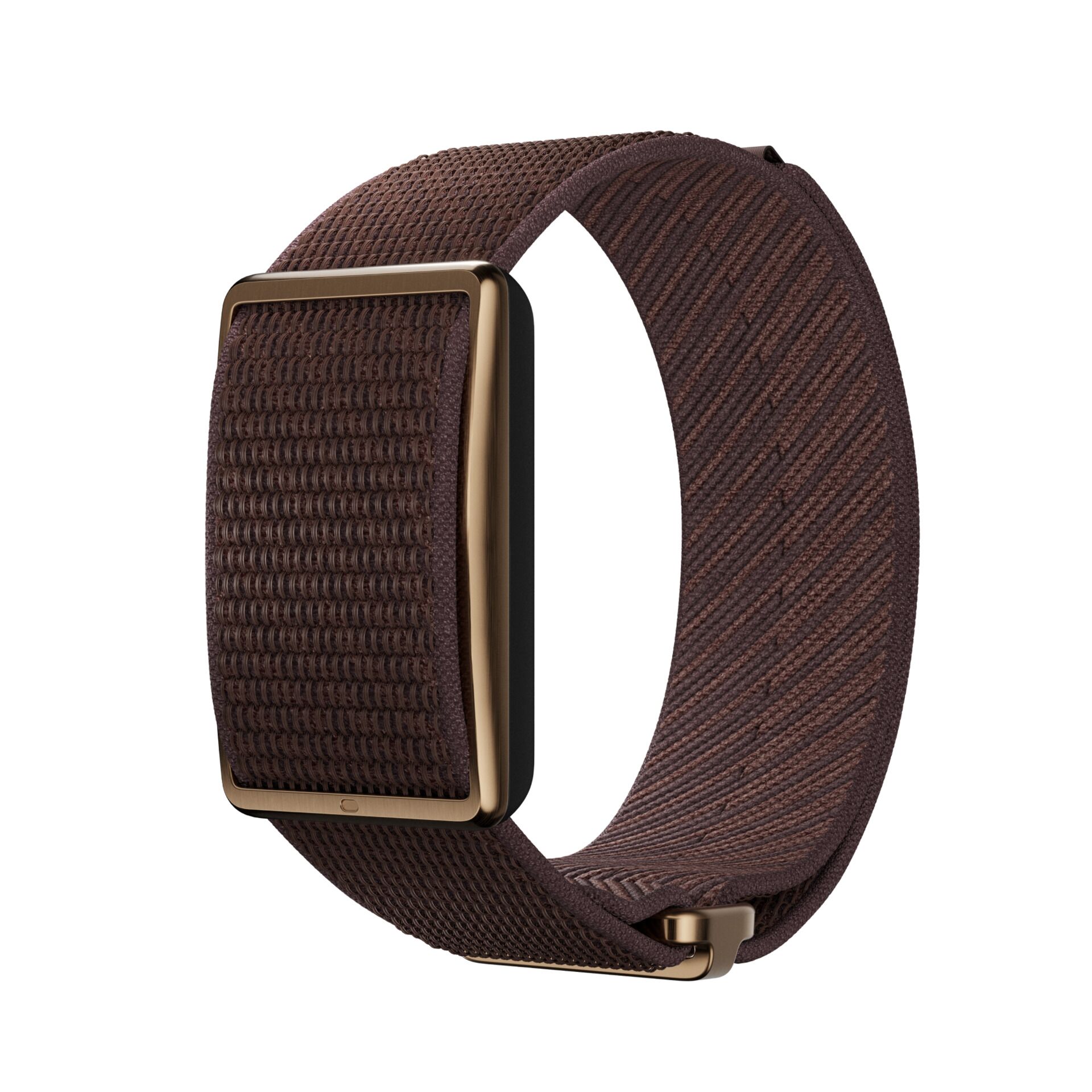 Armband, Nylonband, Metallrahmen, Braun, Quarz?