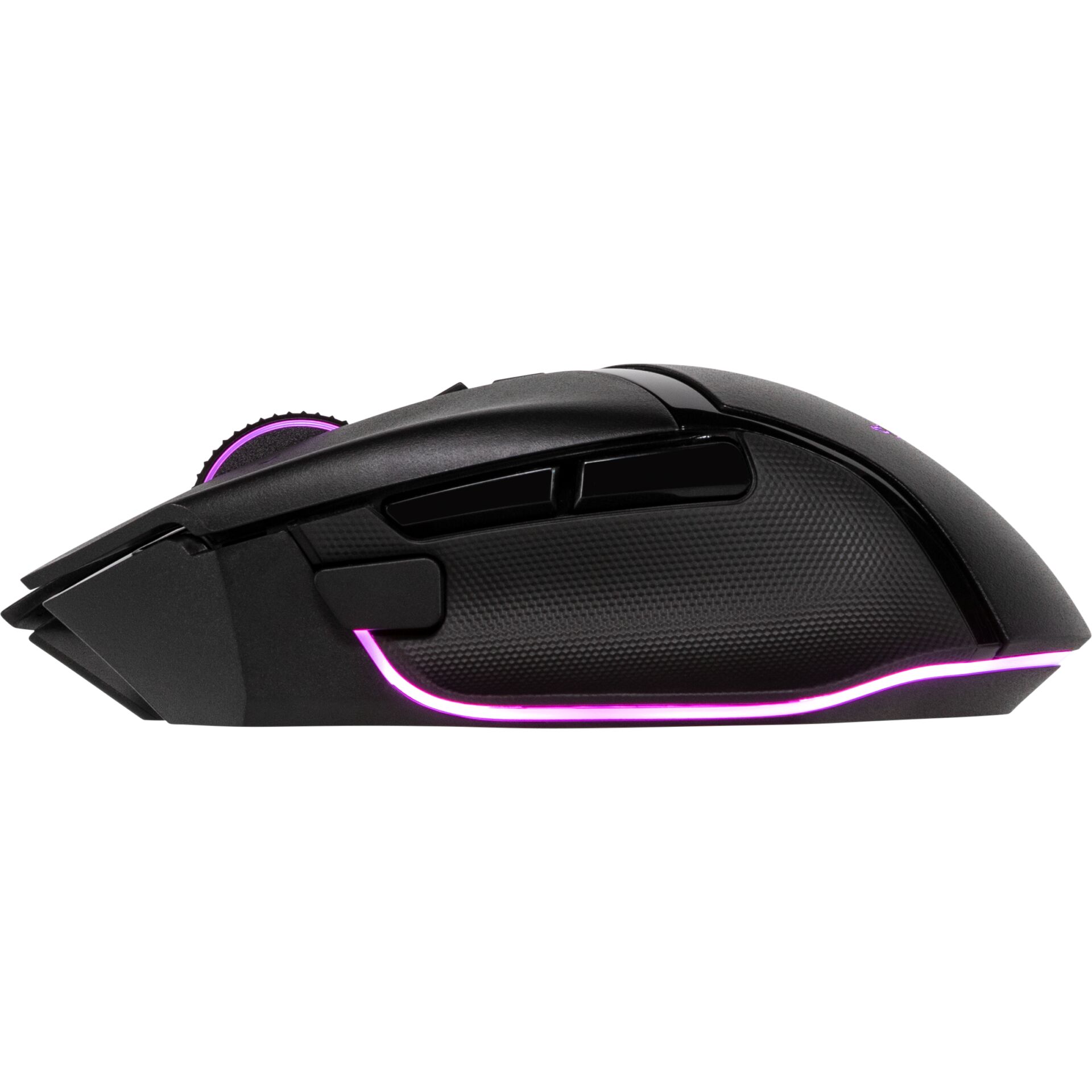 Gaming-Maus, kabellos, RGB-Beleuchtung, ergonomisch, schwarz