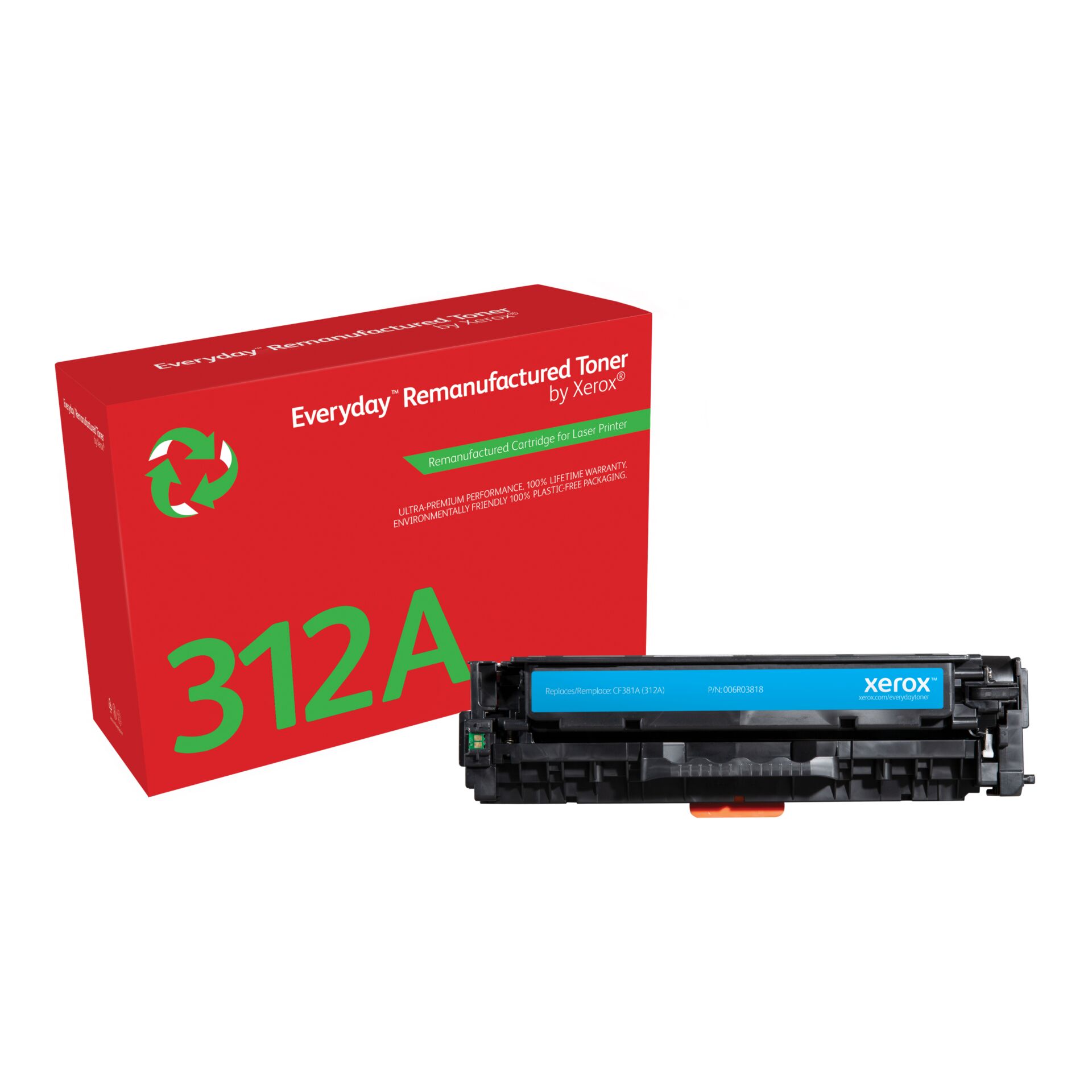 Toner, Kassette, Laserdrucker, Remanufacturiert, 312A