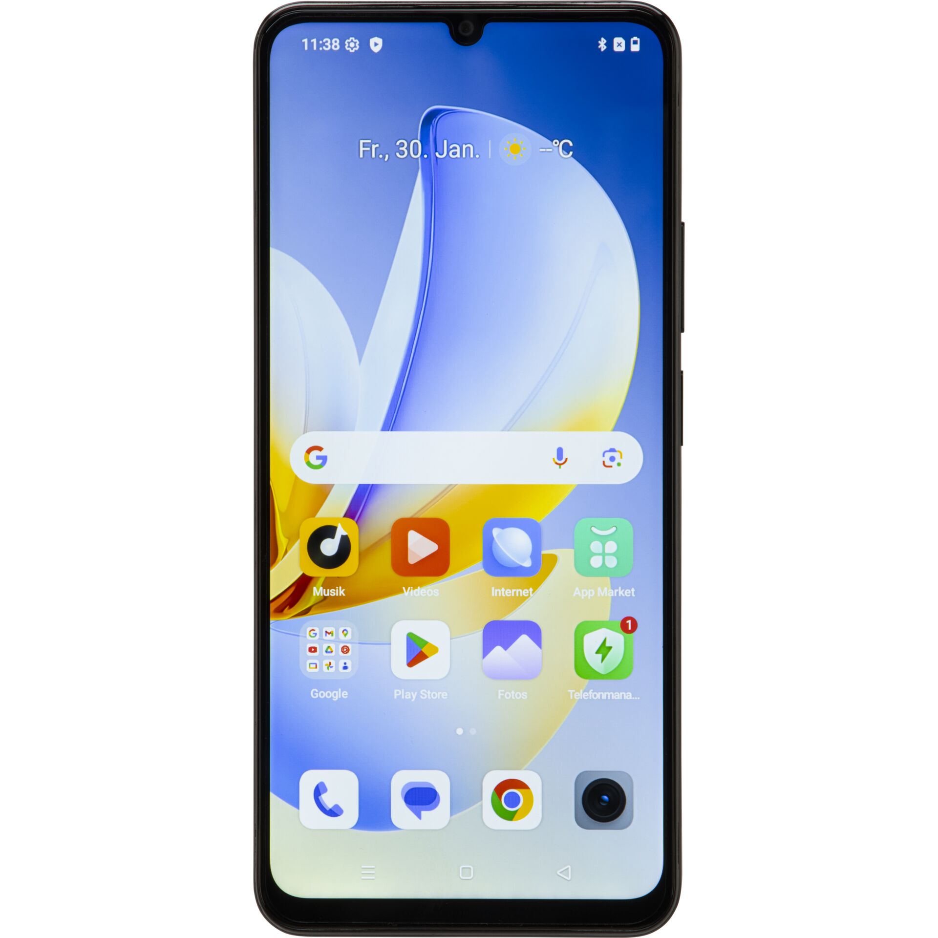 smartphone, Android, Touchscreen, schwarzer Rahmen, Startbildschirm-Icons