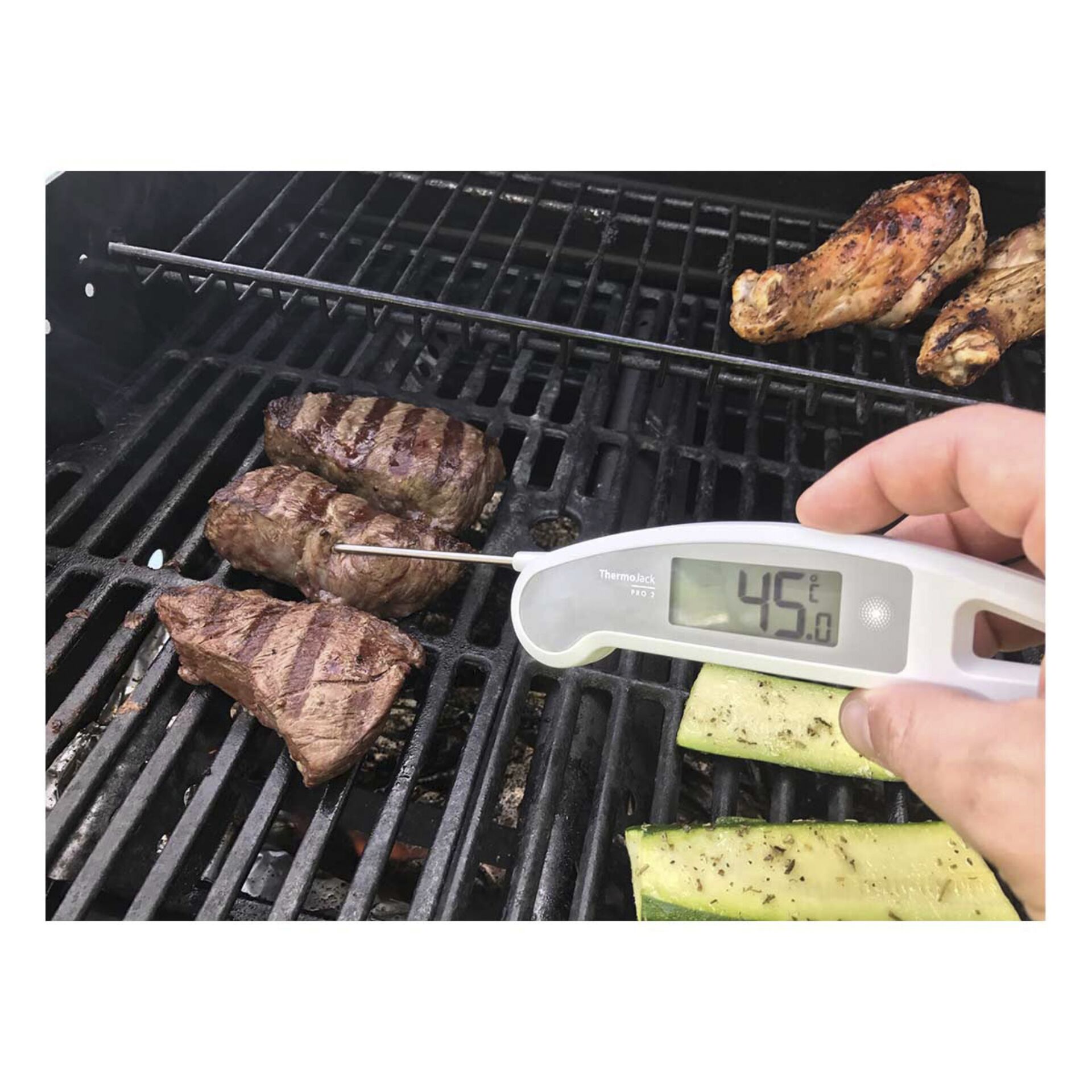 Essen, Fleisch, Schwein, Thermometer