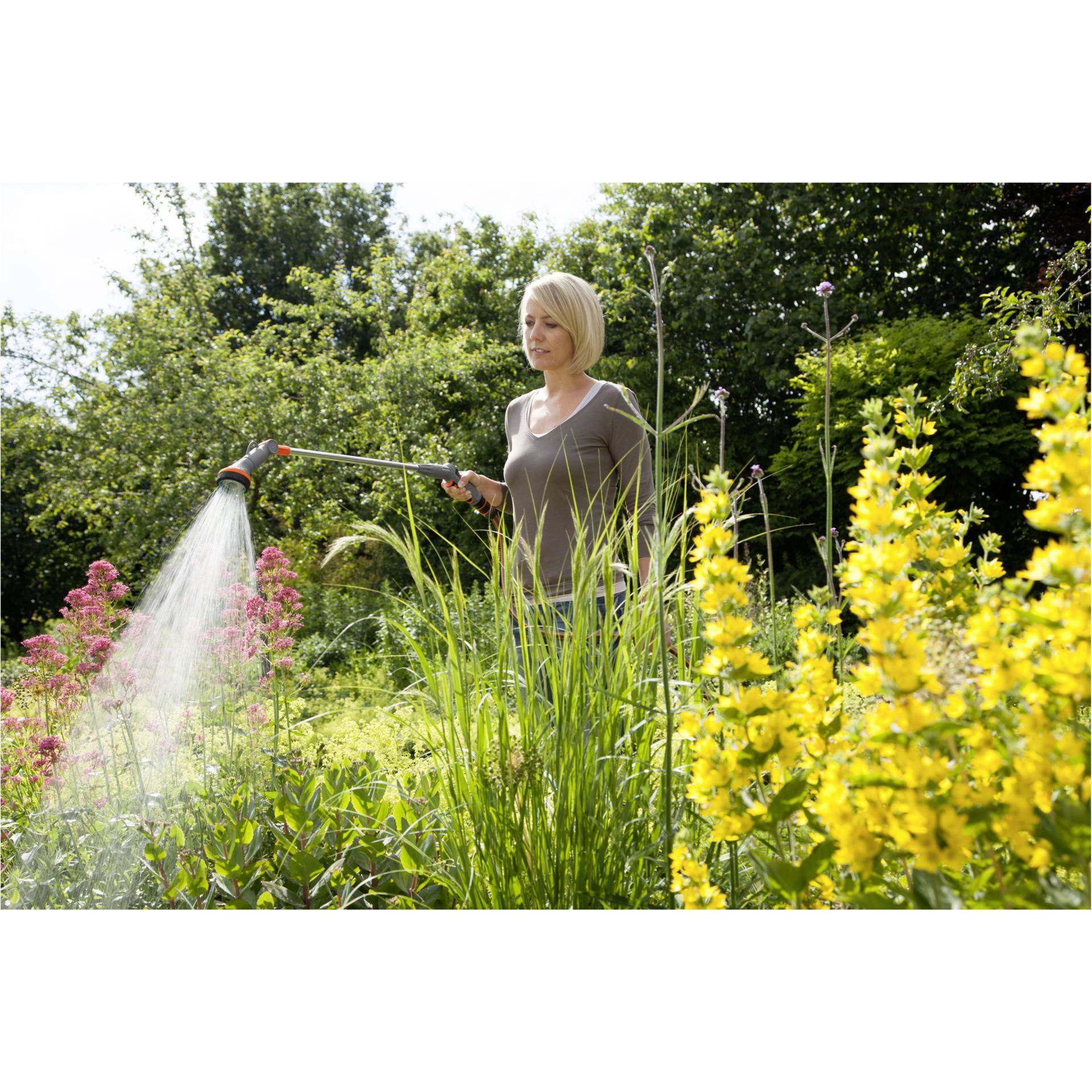 Garten, Gras, Innenarchitektur, Person, Frau