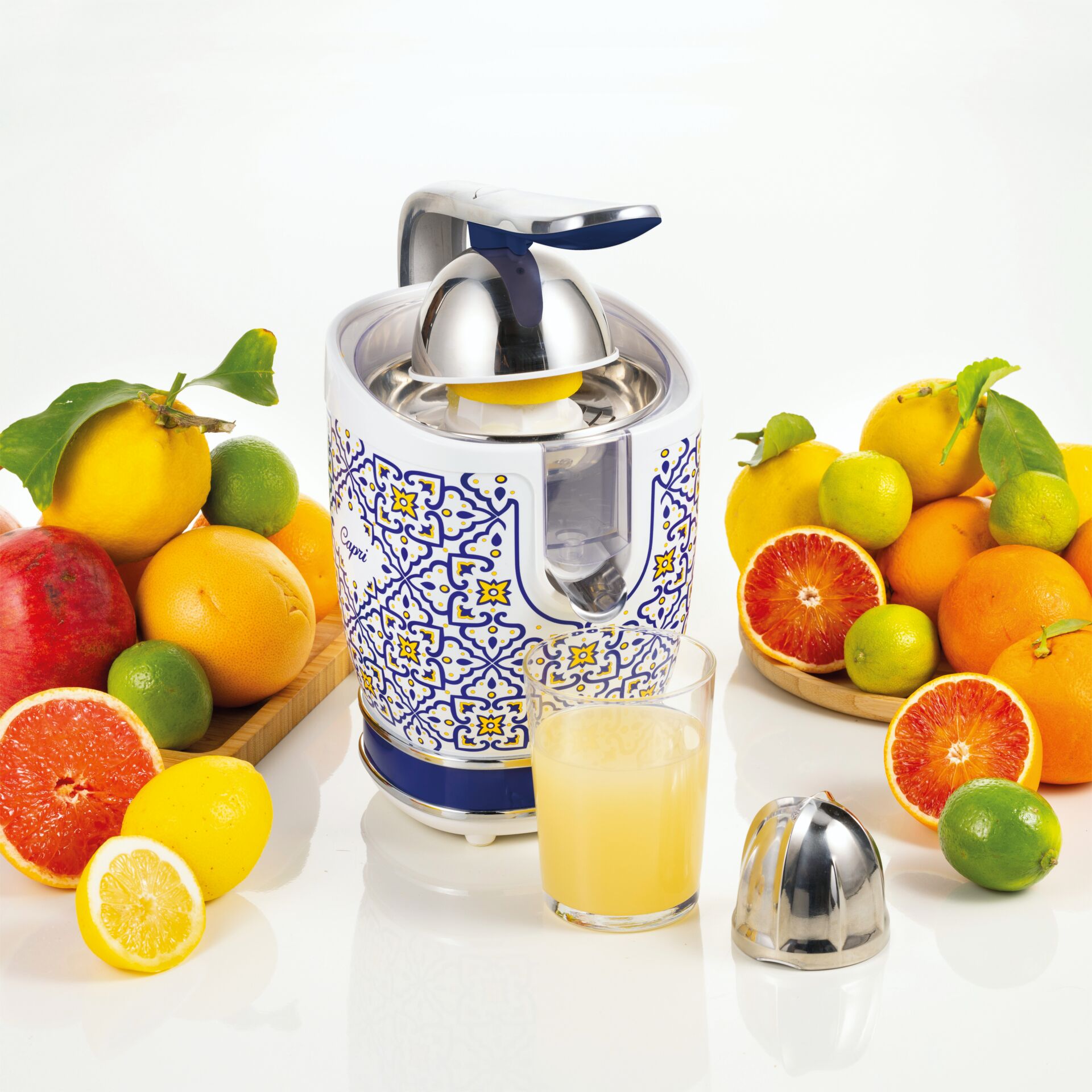 Saftpresse, Orangensaft, Zitrusfrüchte, Küchengerät, Dekorativ