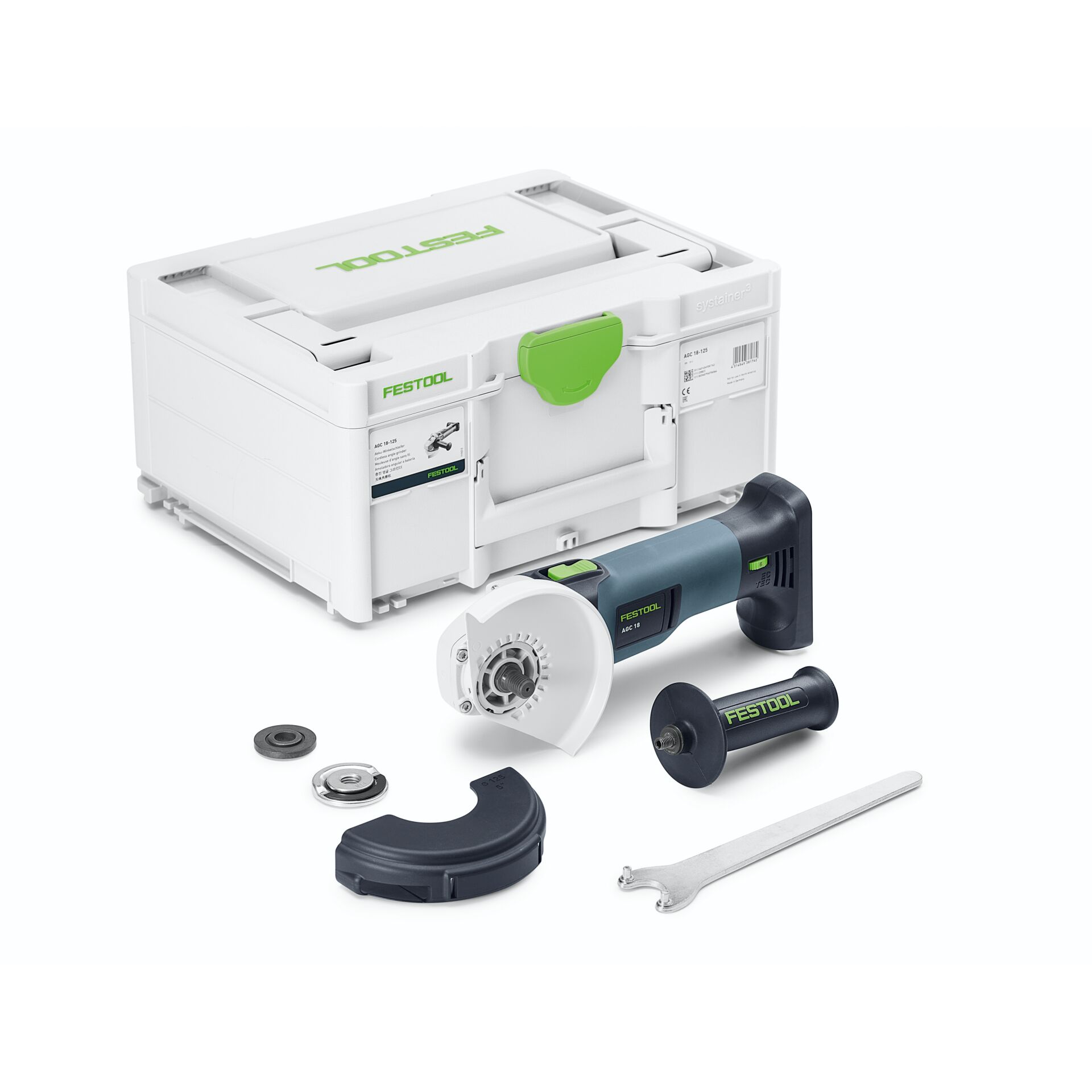 Festool AGC 18-125 EB-Basic  Akku-Winkelschleifer
