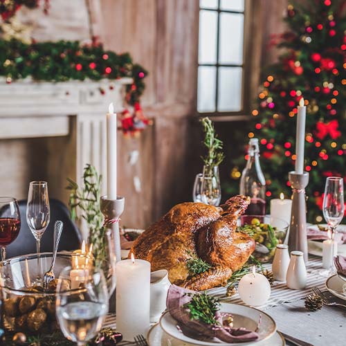 Abendessen, Essen, Mahlzeit, Glas, Braten