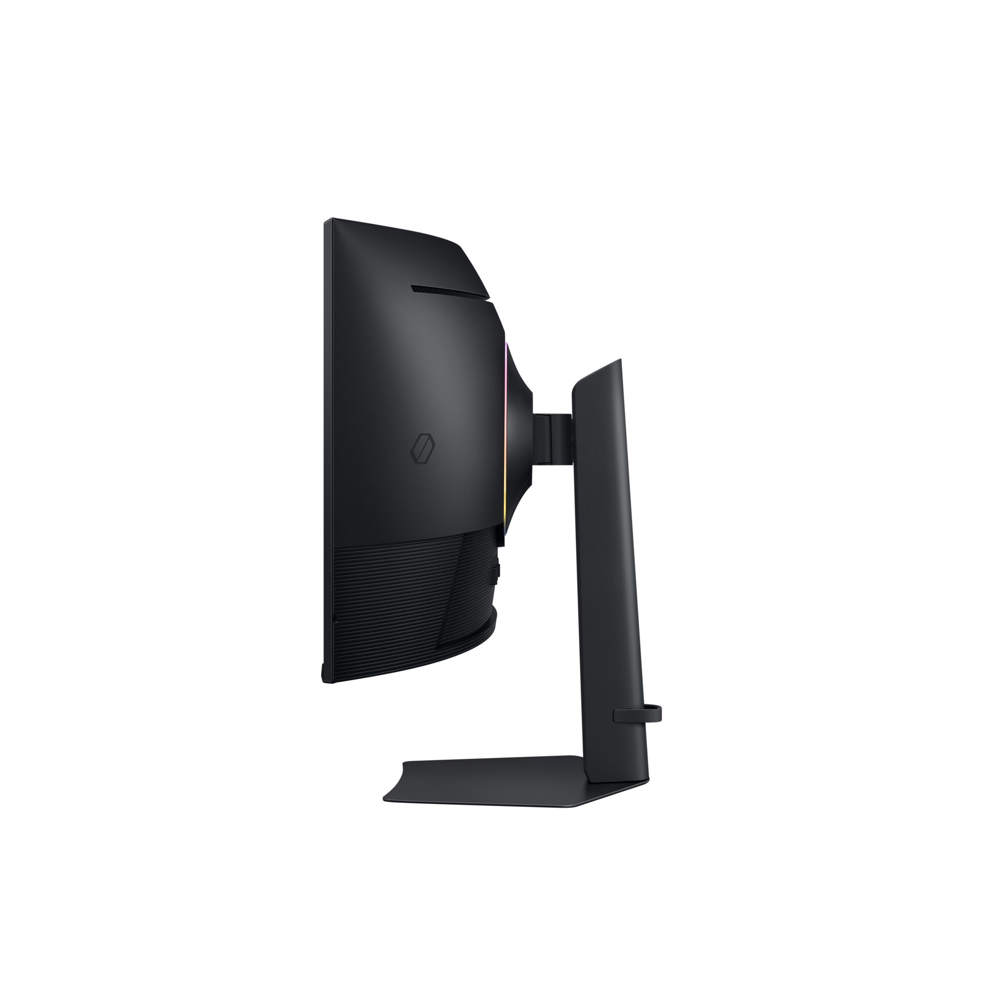  monitor,  LED,  curved,  stand,  black