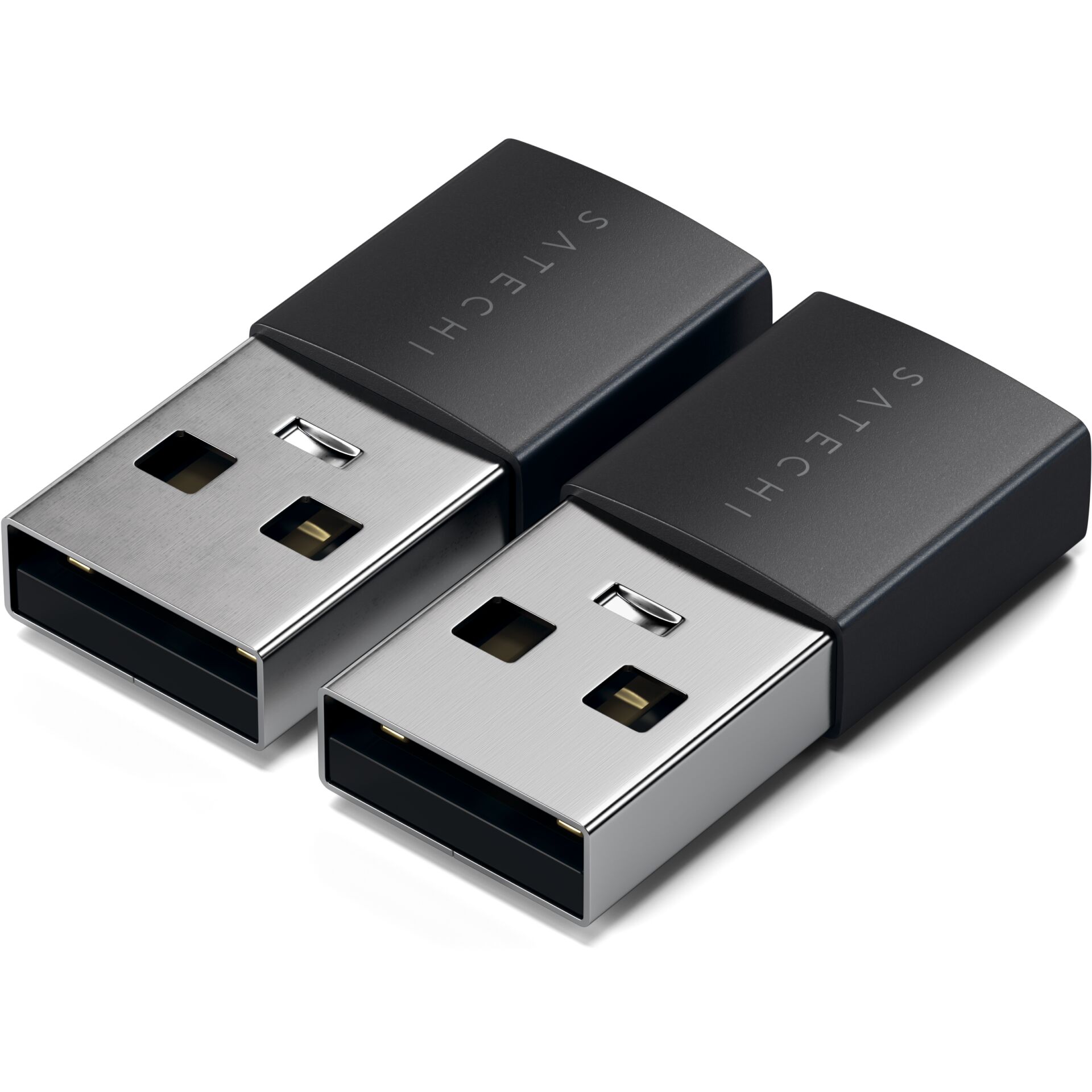 USB, USB-A, Stick, Adapter, Metallisch