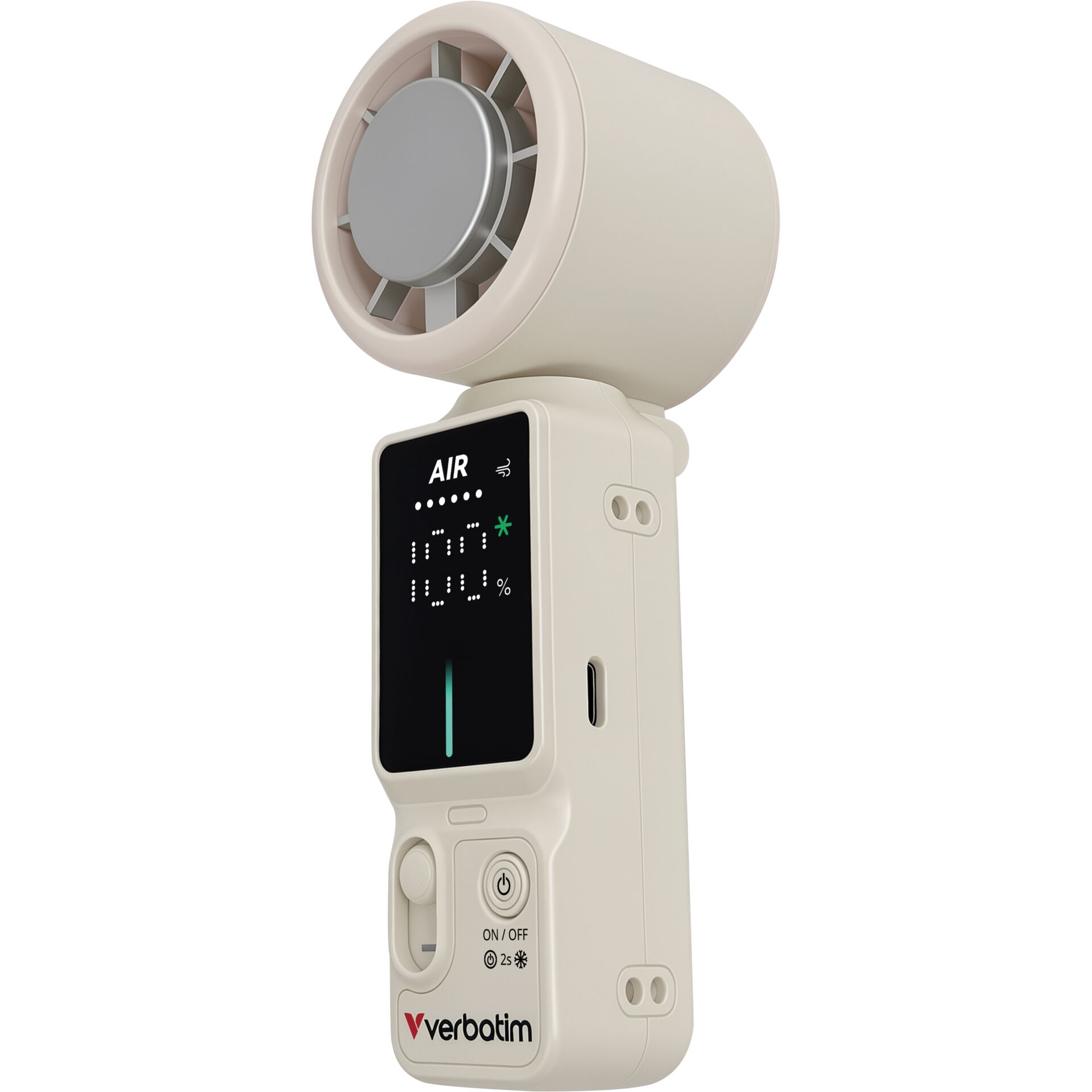 Verbatim Cool`n´Go Ice Touch  Mini Handheld Fan wh./sil. 32348