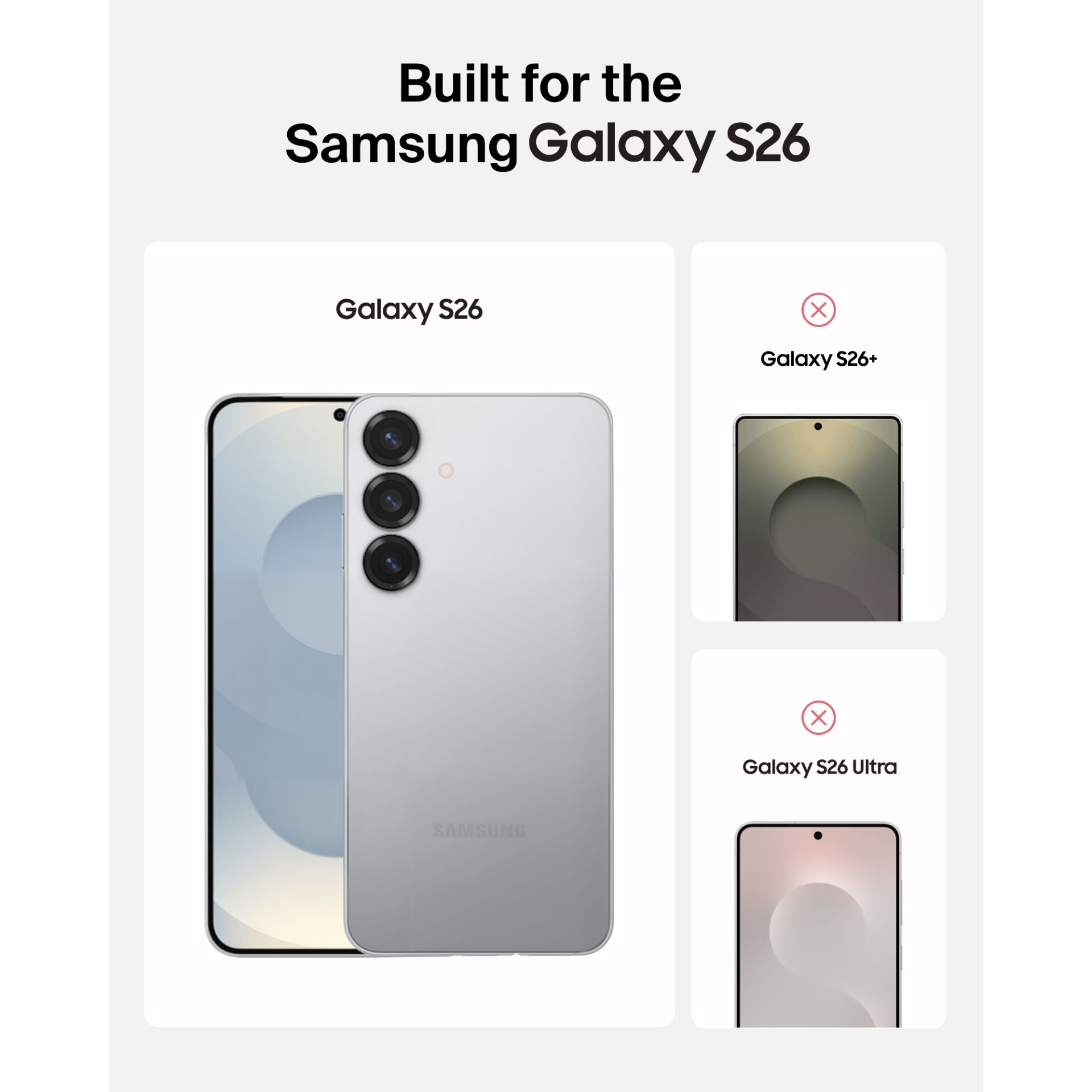 smartphone, android, galaxy s26, dreifach kamera, silber