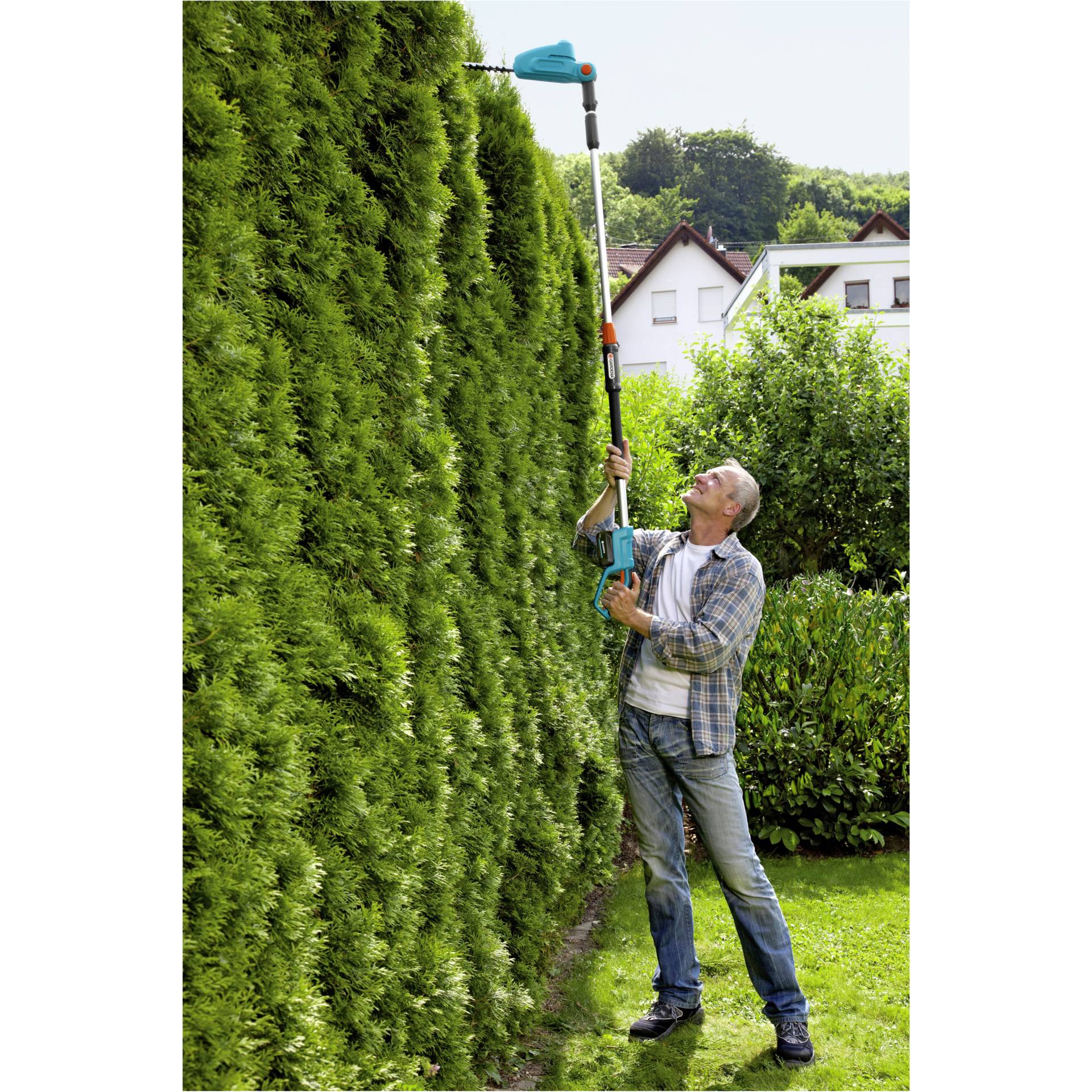 Hecke, Garten, Draußen, Schuh, Gartenarbeit