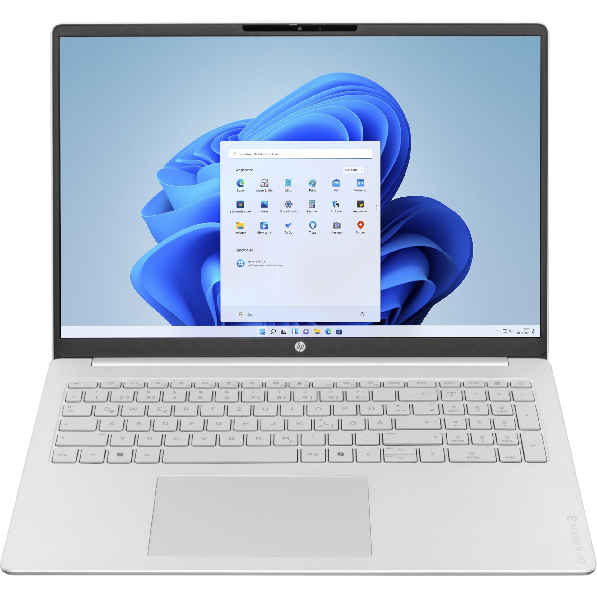 HP OmniBook 3 17-dp0657ng  43,9cm (17,3") Ryzen 5 16GB 1TB