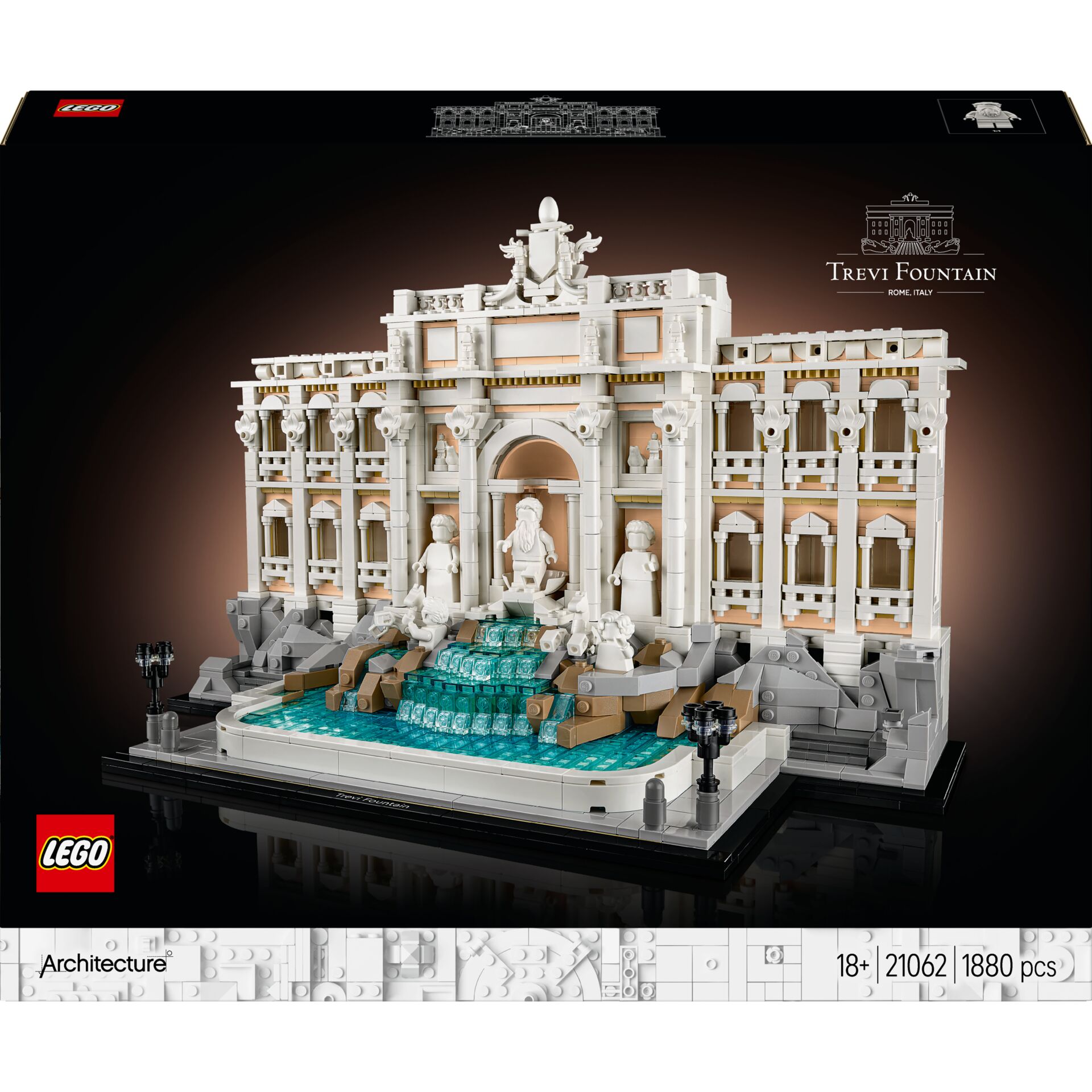 LEGO Architecture 21062  Trevi-Brunnen