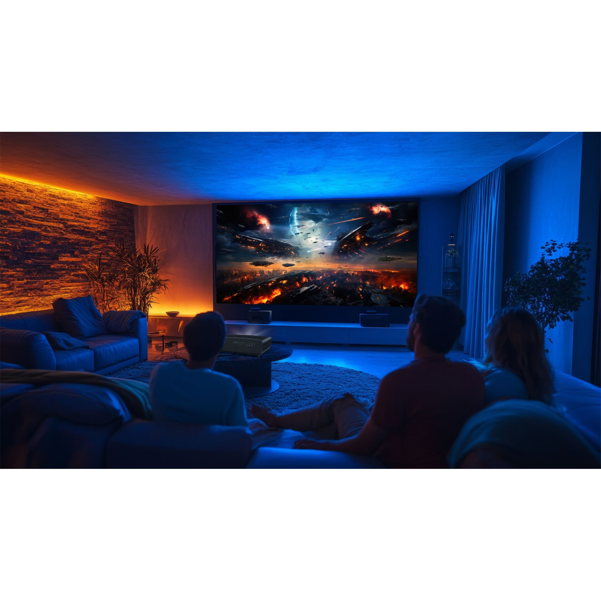 Heimkino, Fernseher, Projektor?, Lautsprecher, Beleuchtung