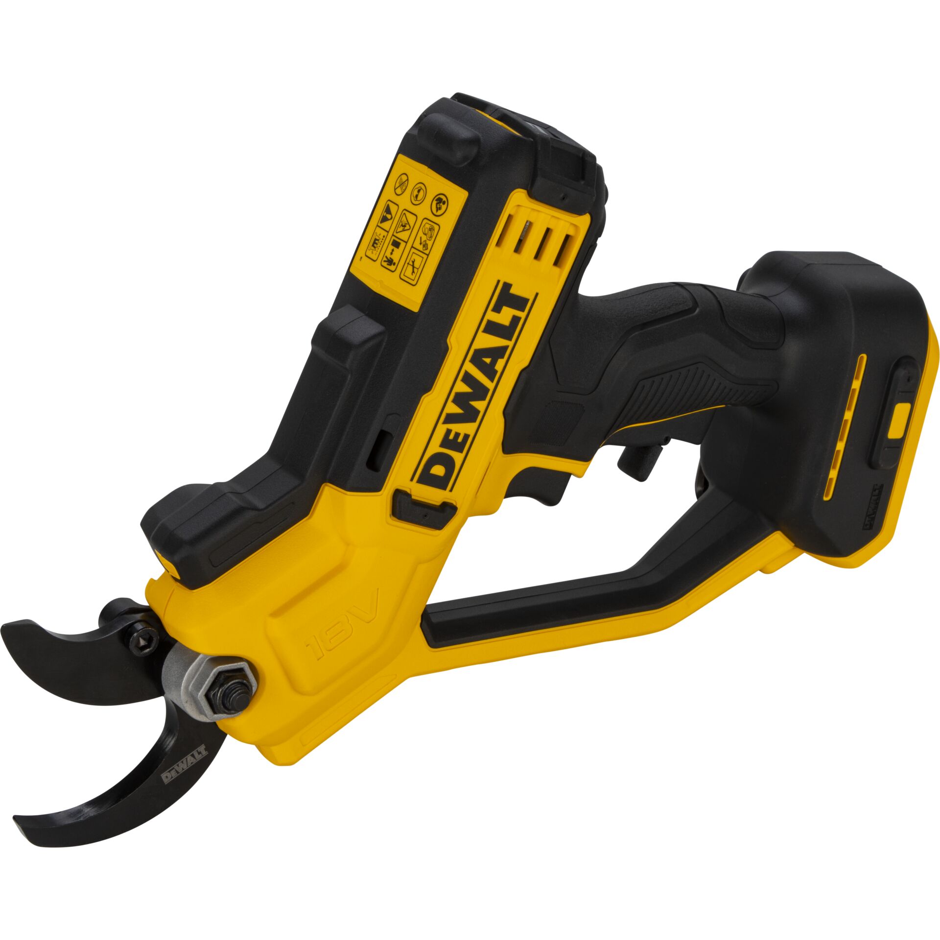 Akku-Kurvenschere, Borduhr?, Dewalt, Gehäuse Gelb-Schwarz, Elektrische Schere