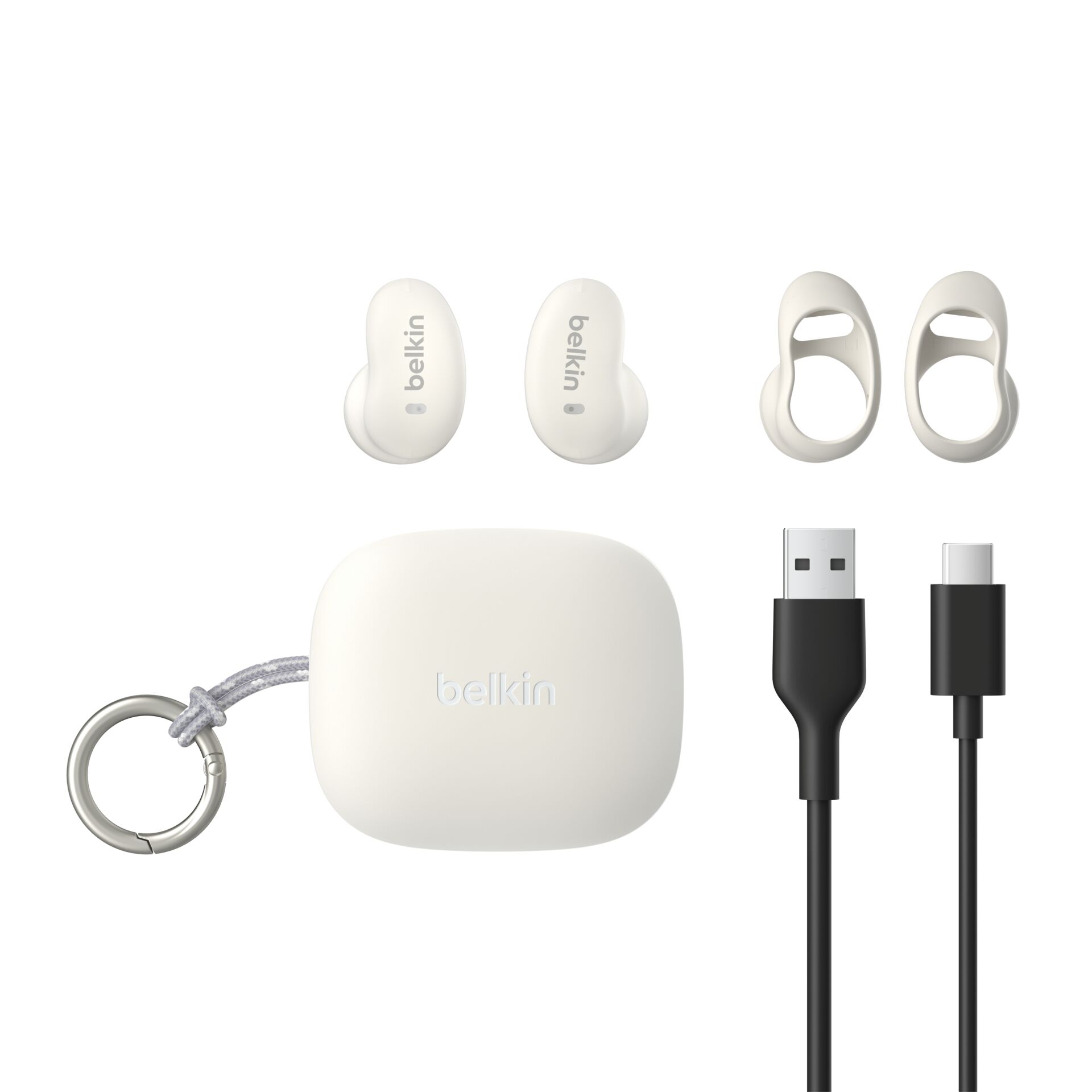 In-Ear, Kopfhörer, USB-C, Ladehülle, Weiß