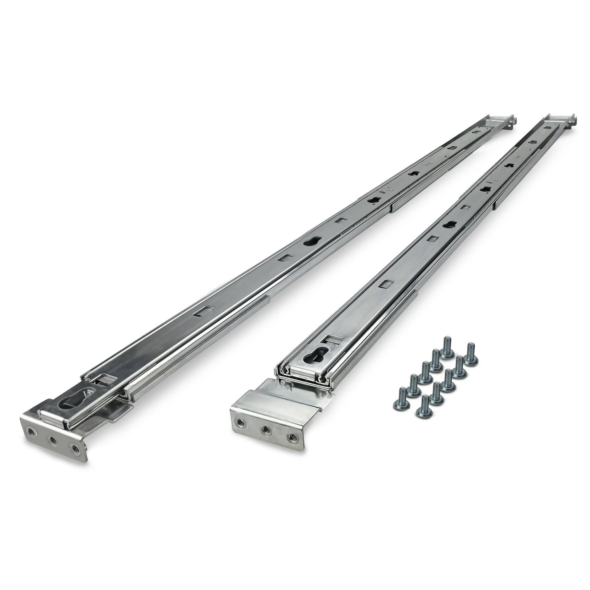 Schubladenschiene, Auszugsschiene, Metall, Schrauben, Montagezubehör