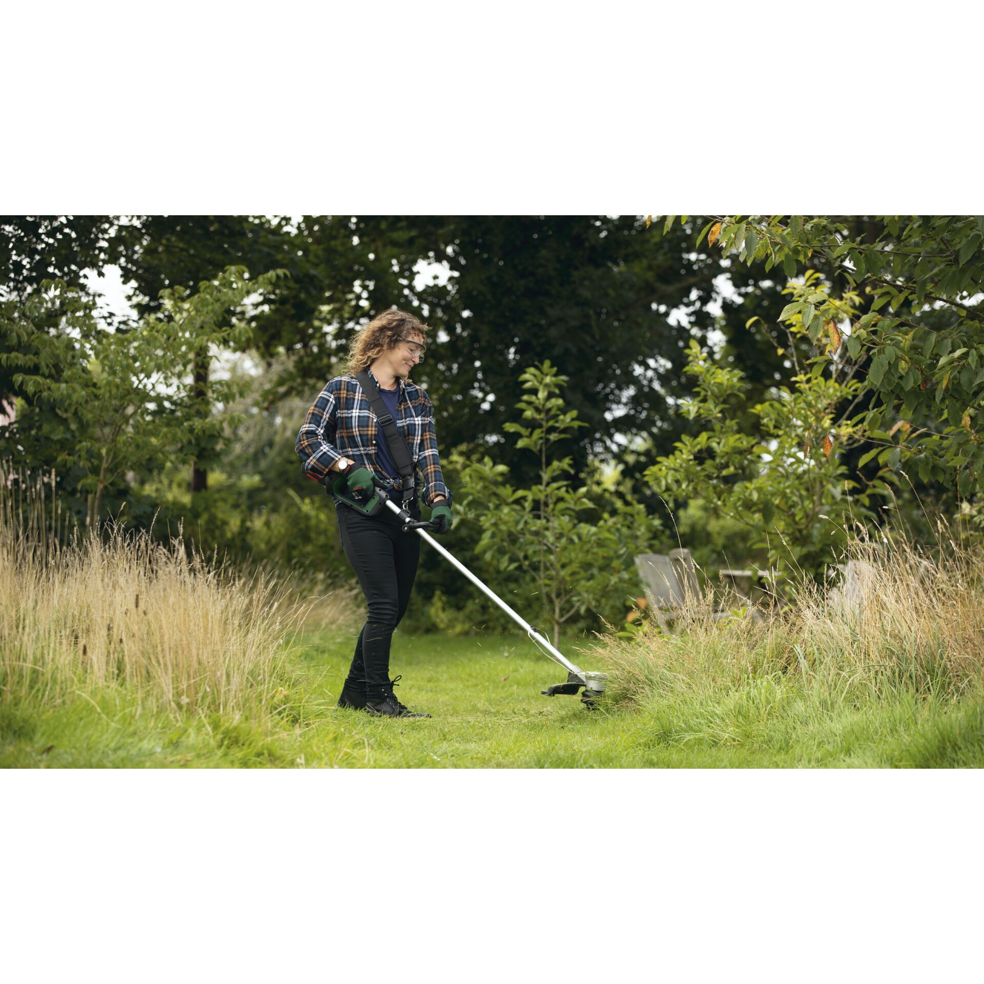 Gras, Rasen, Handschuh, Person, Gerät