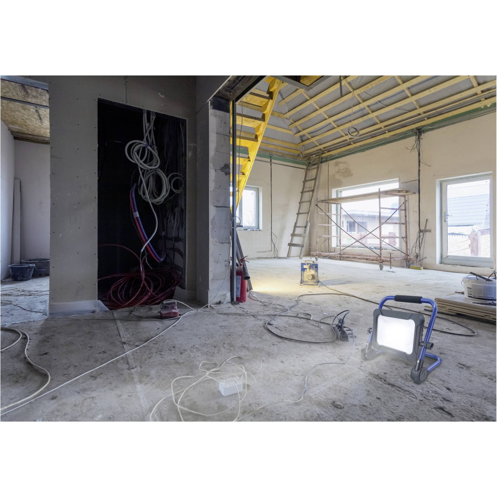 Drinnen, Innenarchitektur, Fußboden, Renovierungsarbeiten