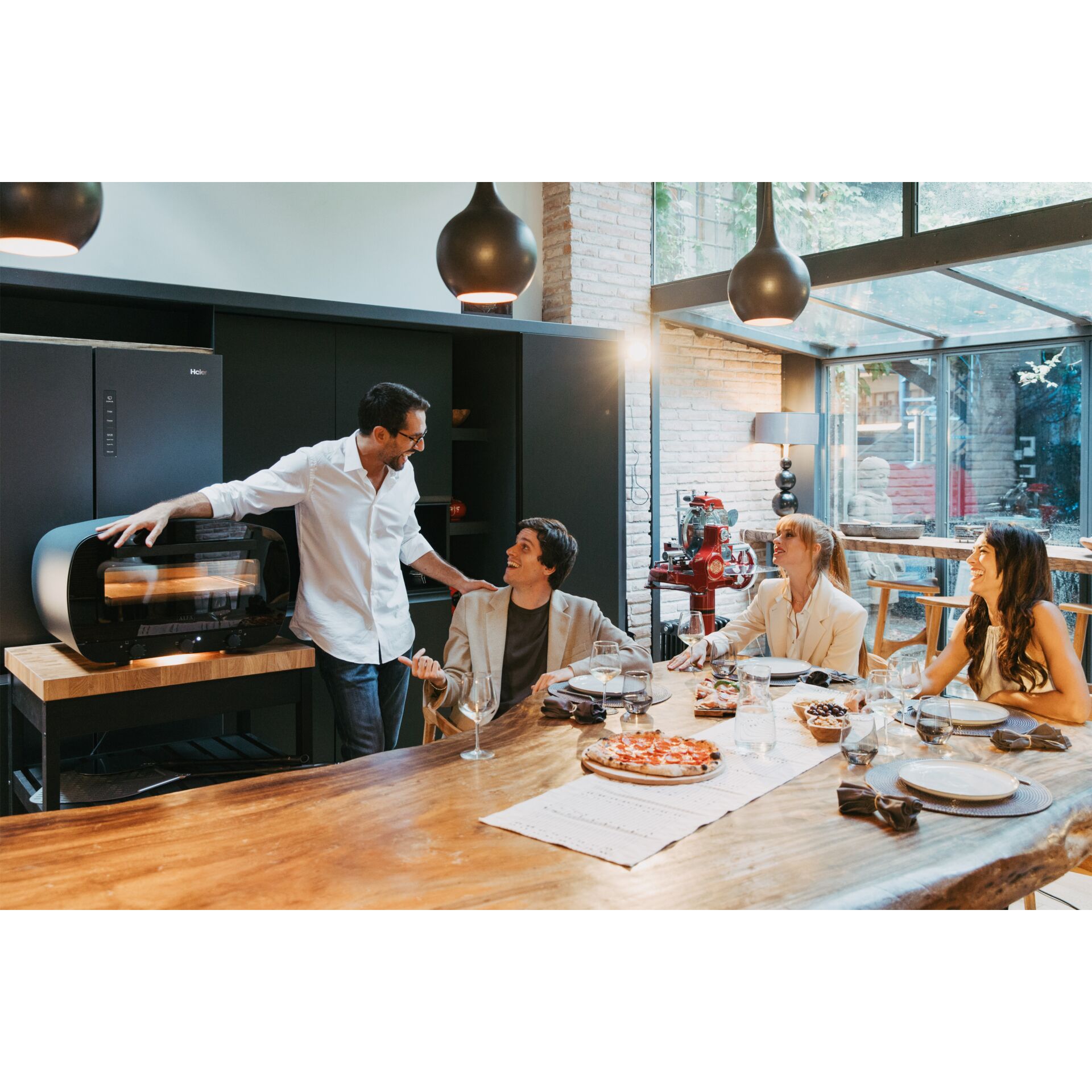 Innenarchitektur, Restaurant, Erwachsener, Mann, Person