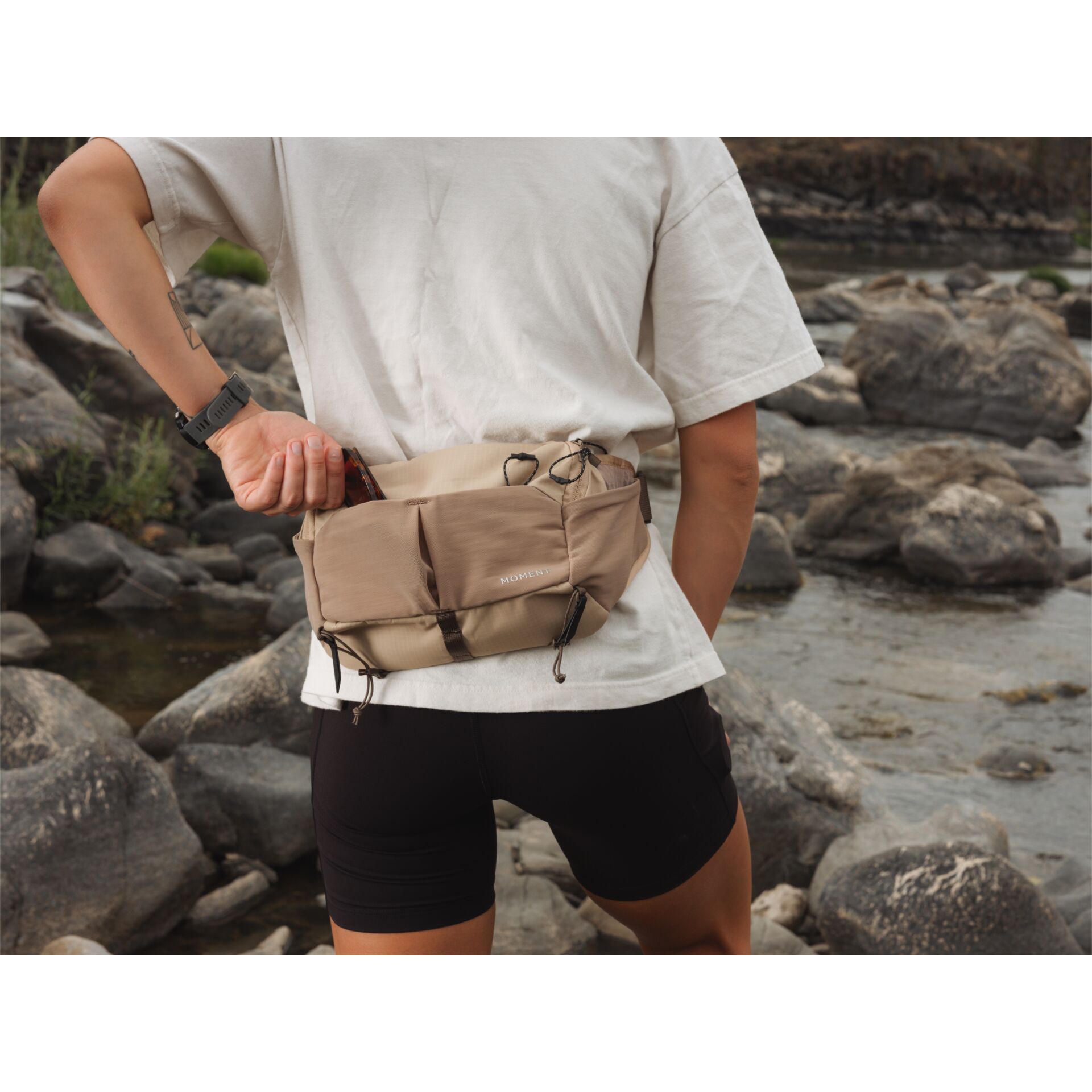 Fanny pack, Beige, Tasche, Bauchtasche, Outdoor-Accessoire