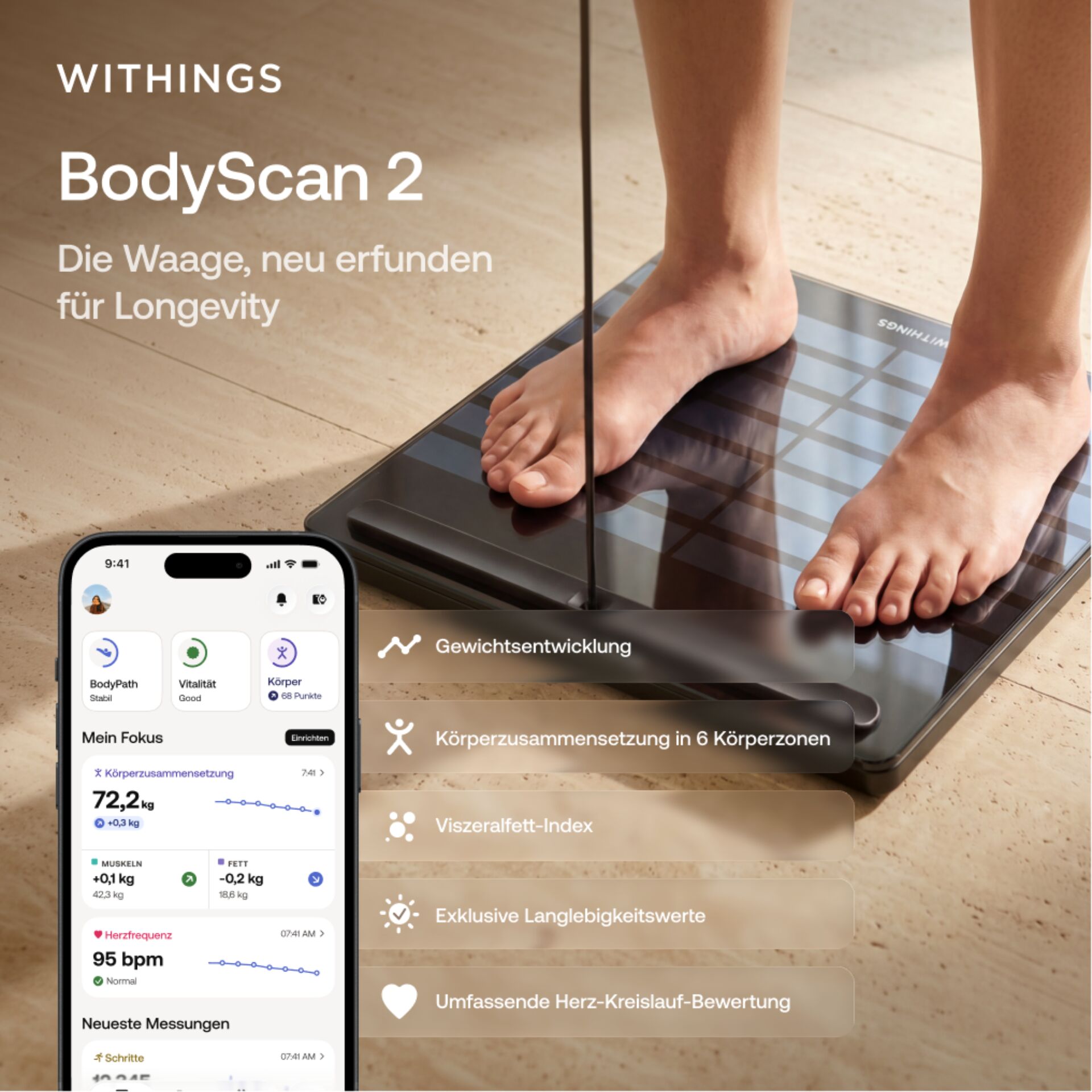 BodyScale, BodyScan, Health, 粉, Smart scale