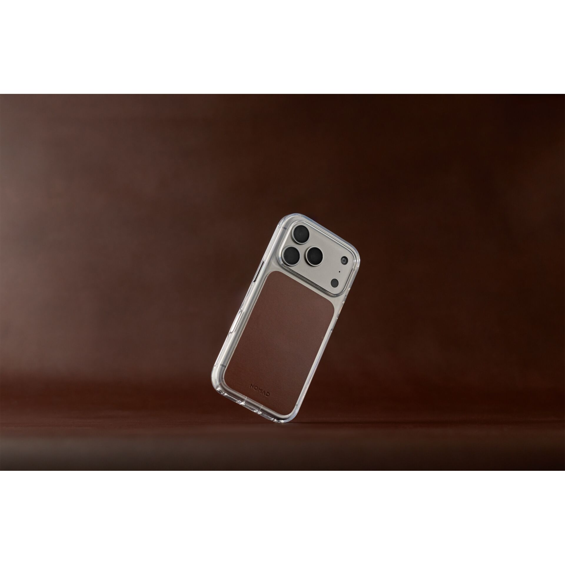 Smartphone, Backcase, Clear case, Brown pocket, Triple-camera