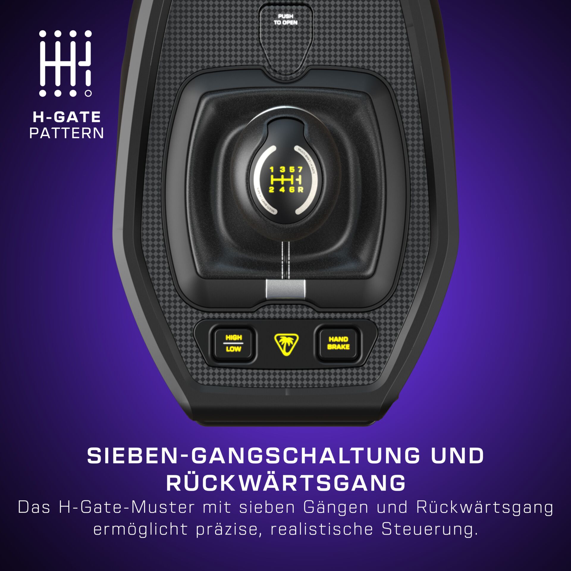 Gänge-Schaltung, Schaltknüppel, Motorsteuerung, Rückwärtsgang, H-Gate Muster