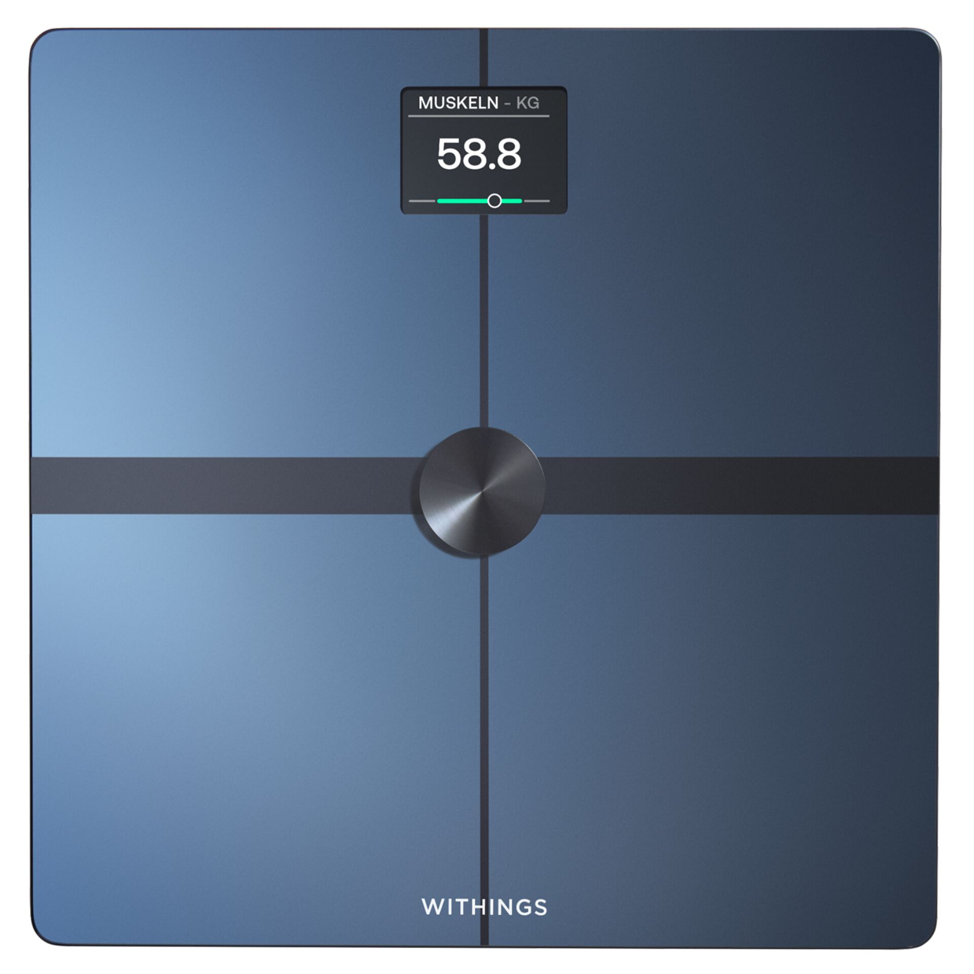 Maßstab, Computerausrüstung, Überwachen, Bildschirm, Körperwaage, Digitale Waage, Glas, Blau, Withings