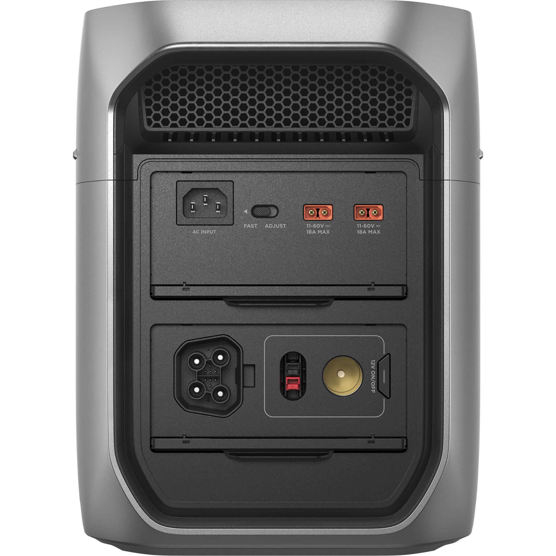 PC-Gehäuse, Rückseite, Stromversorgung, I/O-Ports, Belüftung