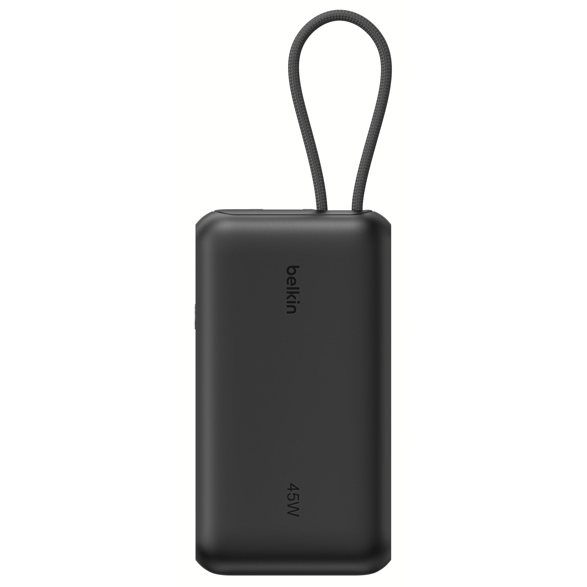 power bank, 45W, schwarz, tragbare ladeeinheit, haken-/ringtragband
