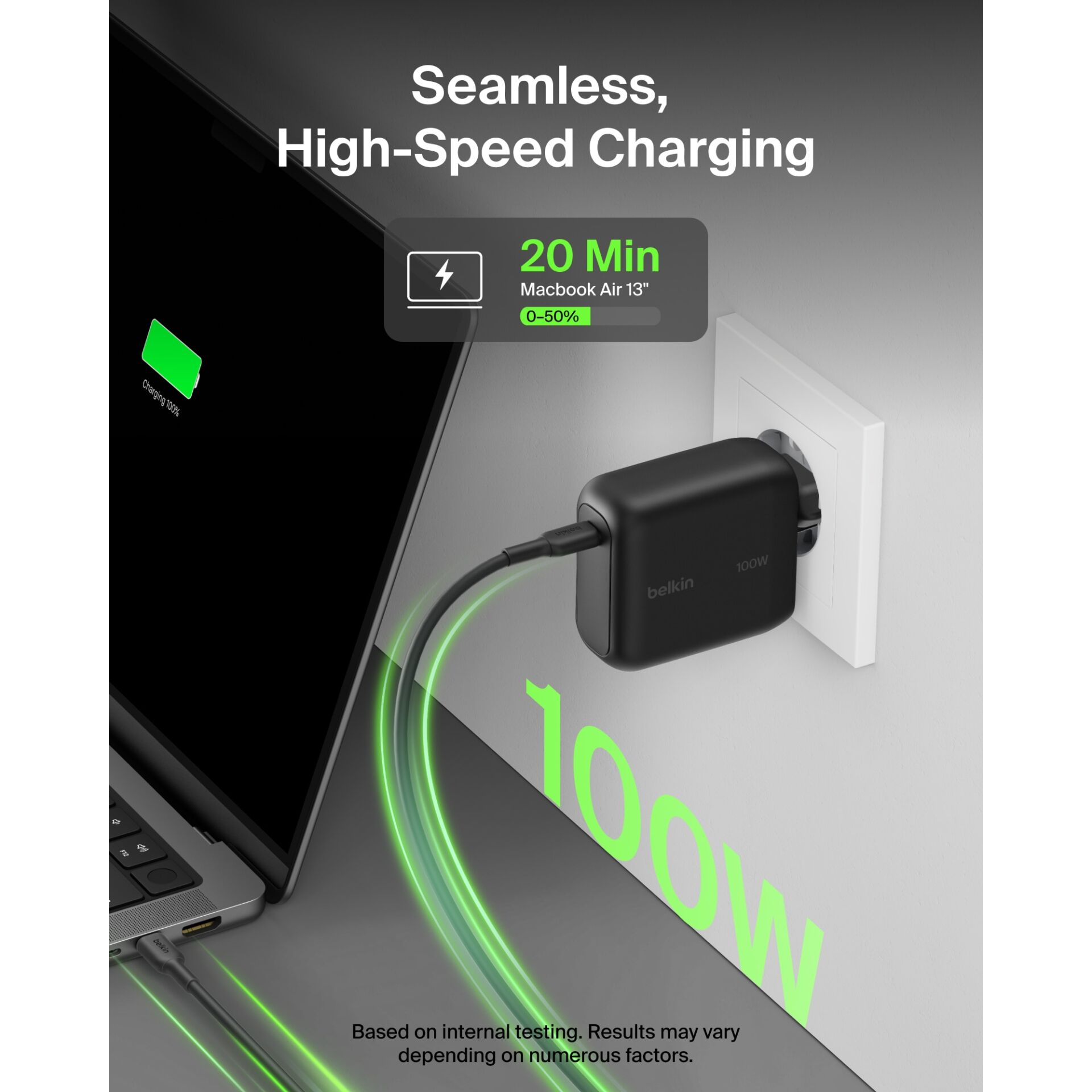 USB-C, Ladeadapter, 100W, MacBook, Belekin