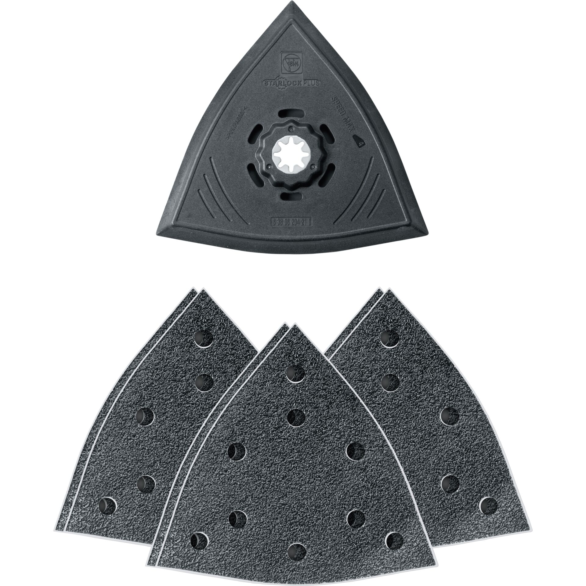 Fein Schleifplatten-Set SLP  KL130 gelocht