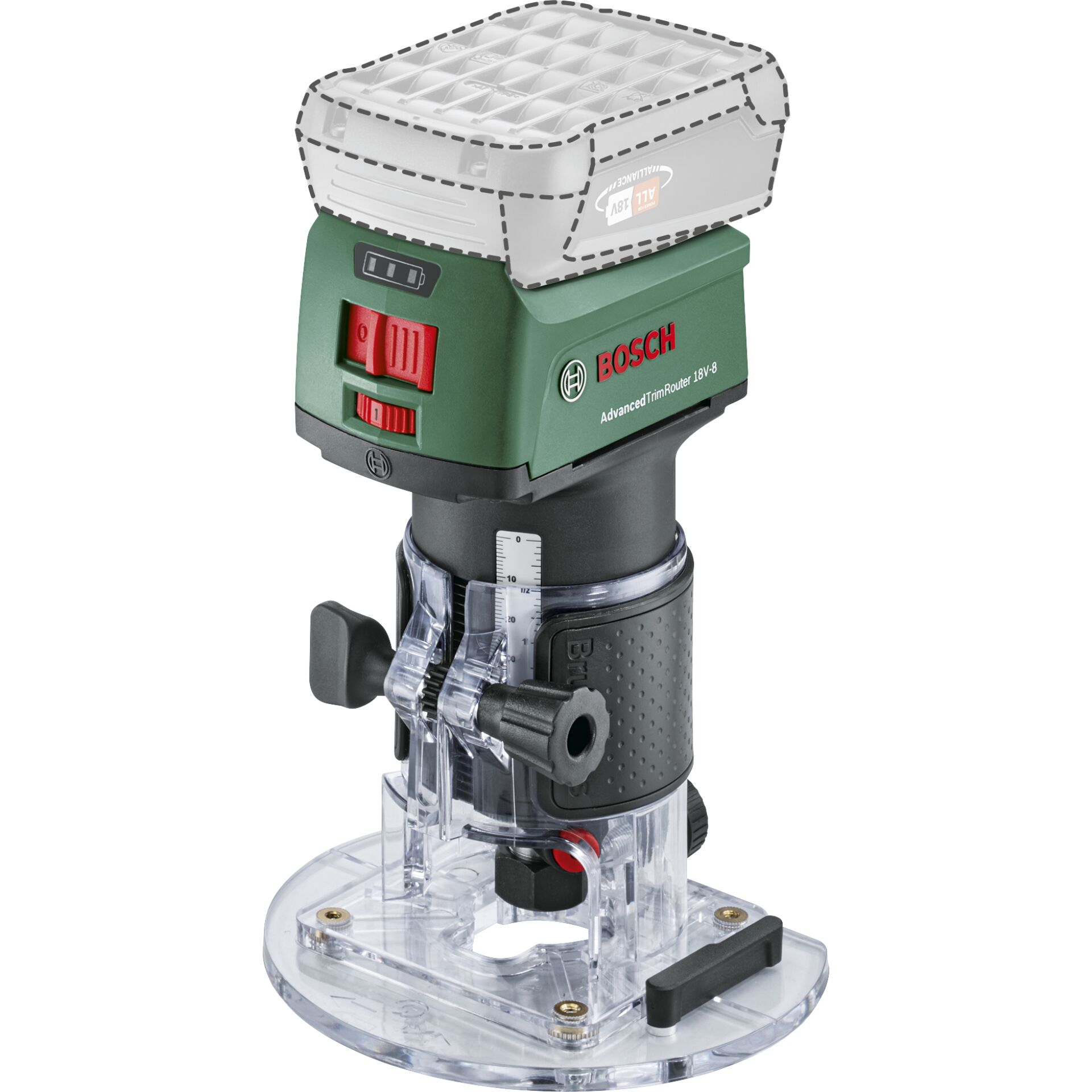 Bosch AdvancedTrimRouter 18V-8  Akku-Kantenfräse
