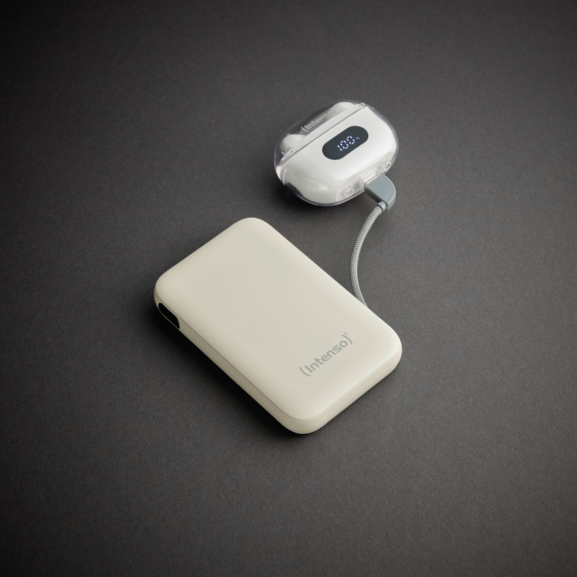 Hülle, Powerbank, Kompakt, Weiß, Ladehülle