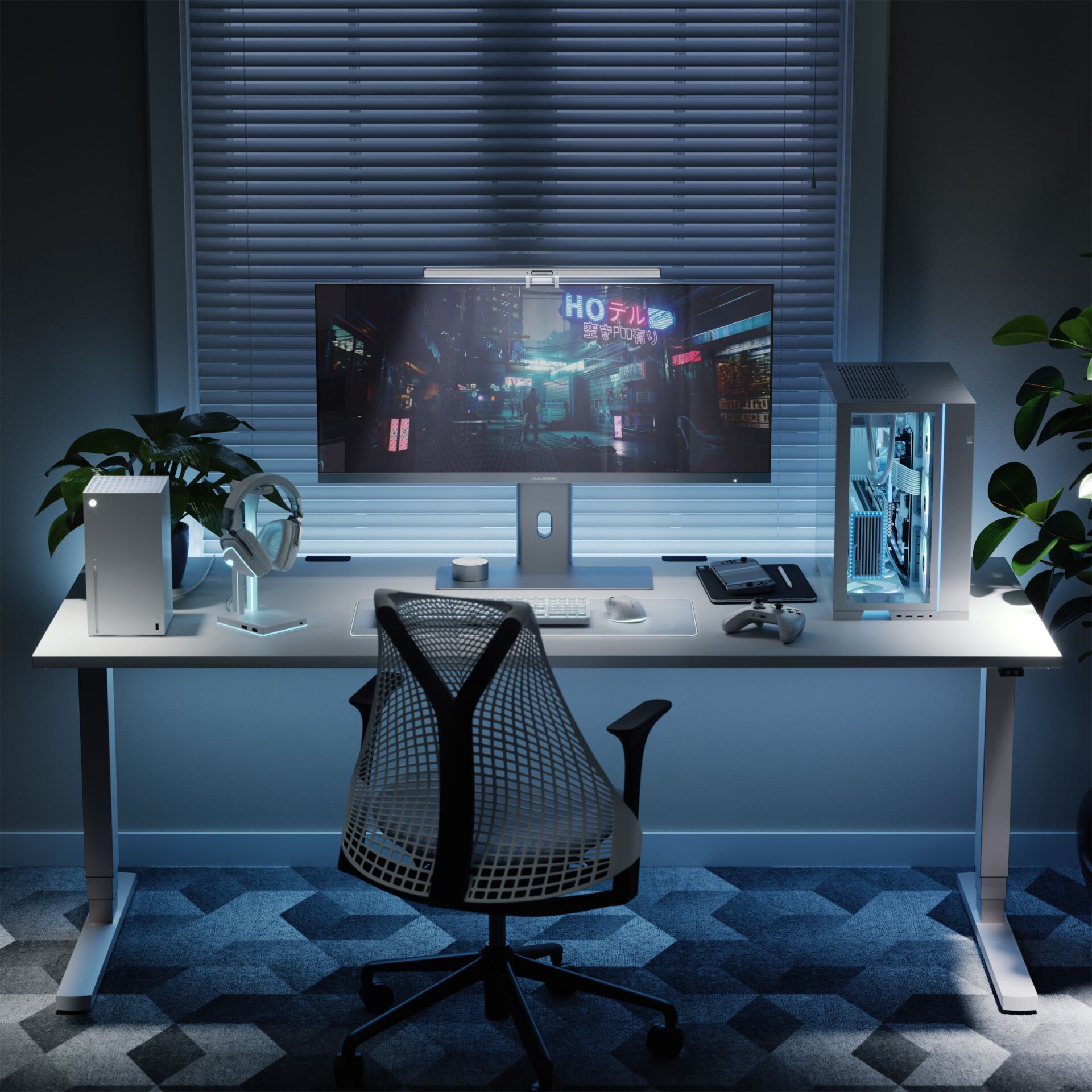 Moebel, Tabelle, Schreibtisch, Stuhl, Pflanze, Moebel, Tabelle, Schreibtisch, Stuhl, Pflanze