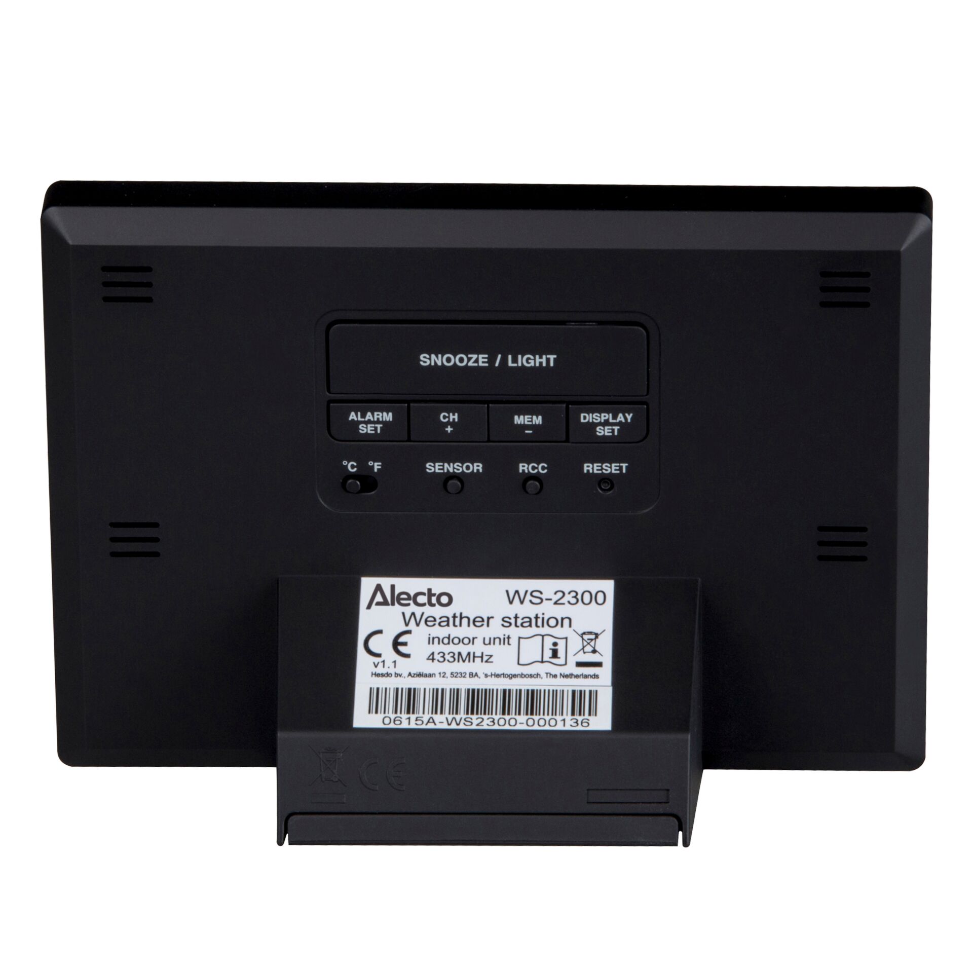 Wetterstation, Innentafel, digitale Anzeige, Sensor, Alecto WS-2300