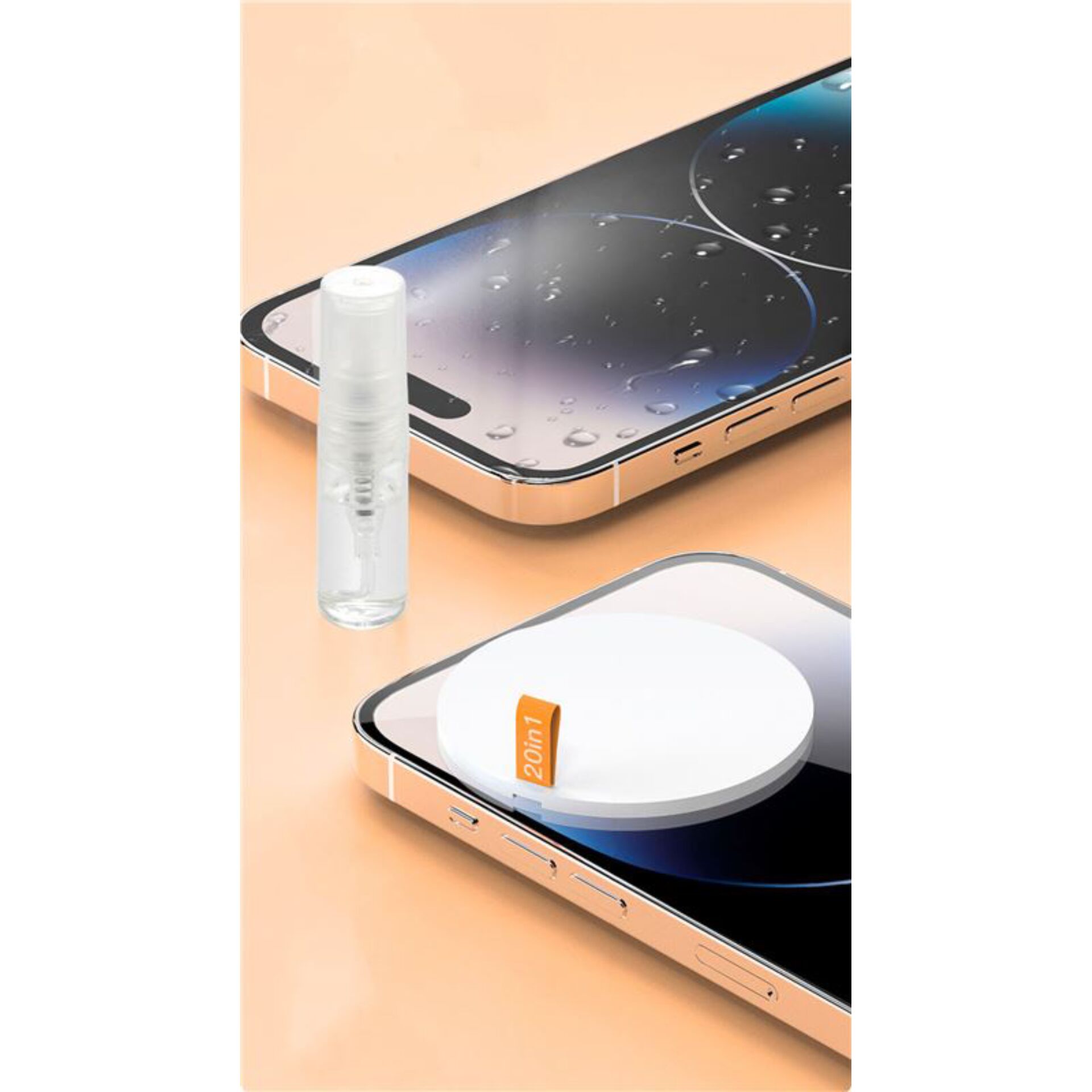 Kamera-Objektiv, Swab, Wasserbeständigkeit, Phone-Ladegerät, Docking-Pad