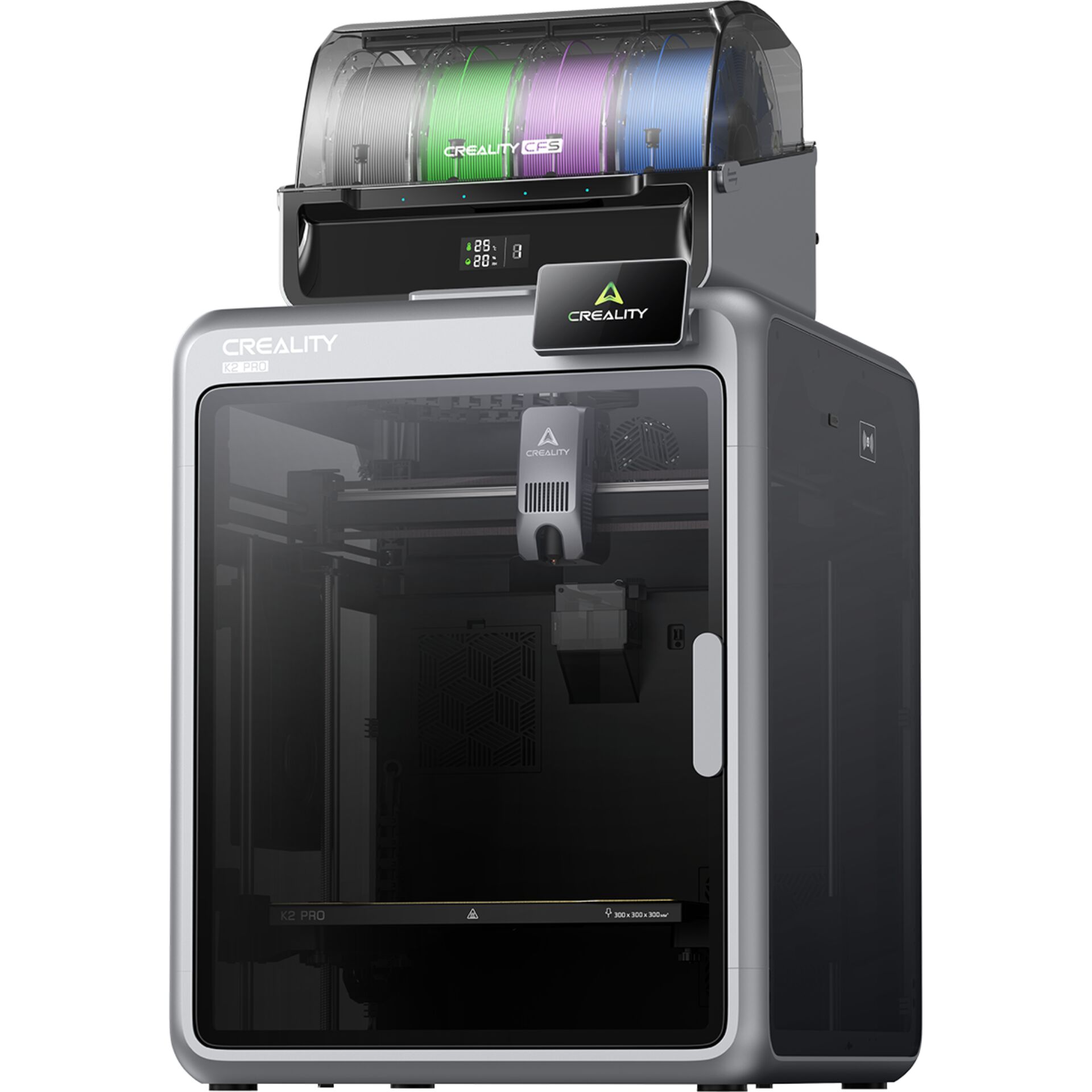 3D-Drucker, FDM, Doppel-Extruder, Gehäuse, Filamenten-Halterung