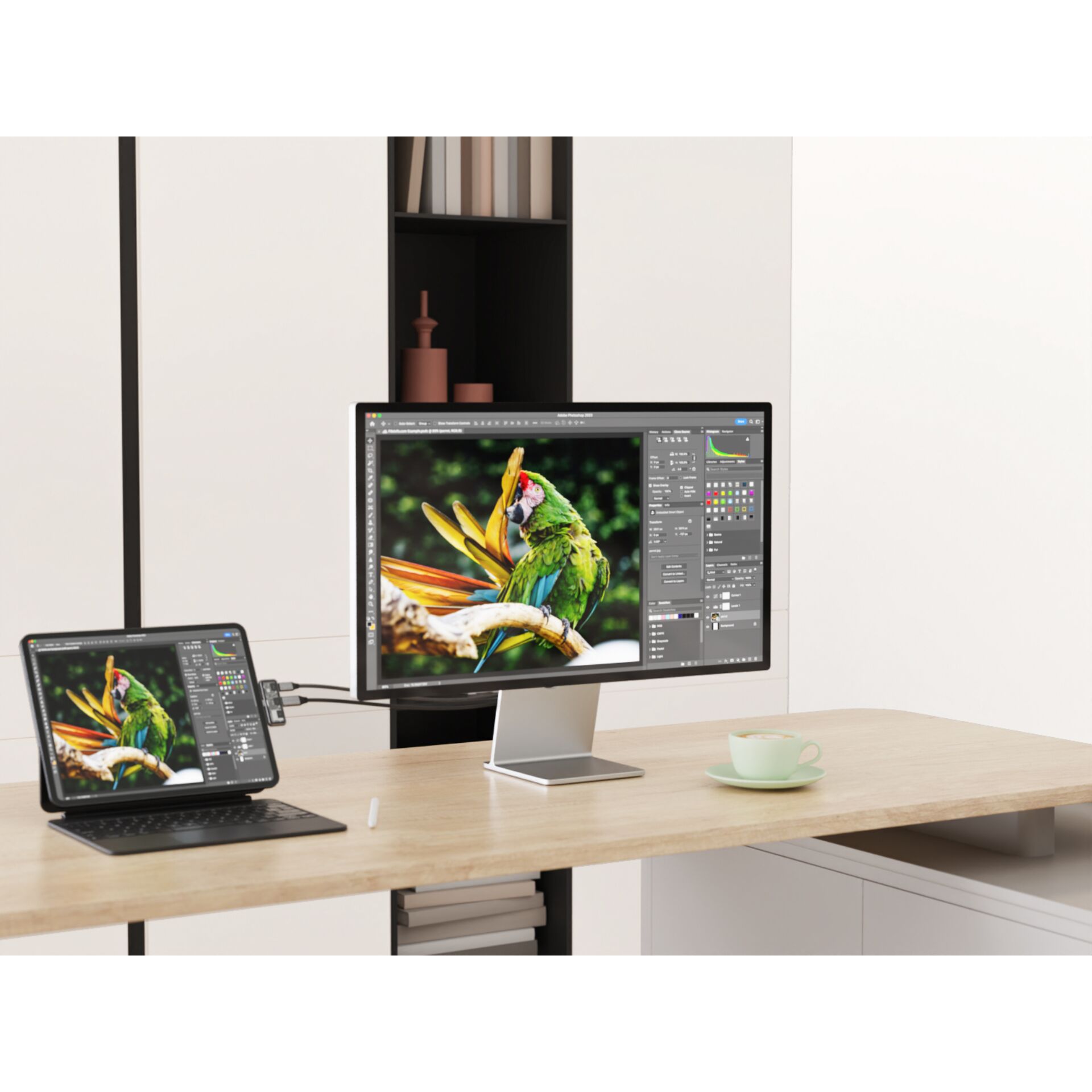 Tabelle, Computer-Hardware, Überwachen, Bildschirm, Computer