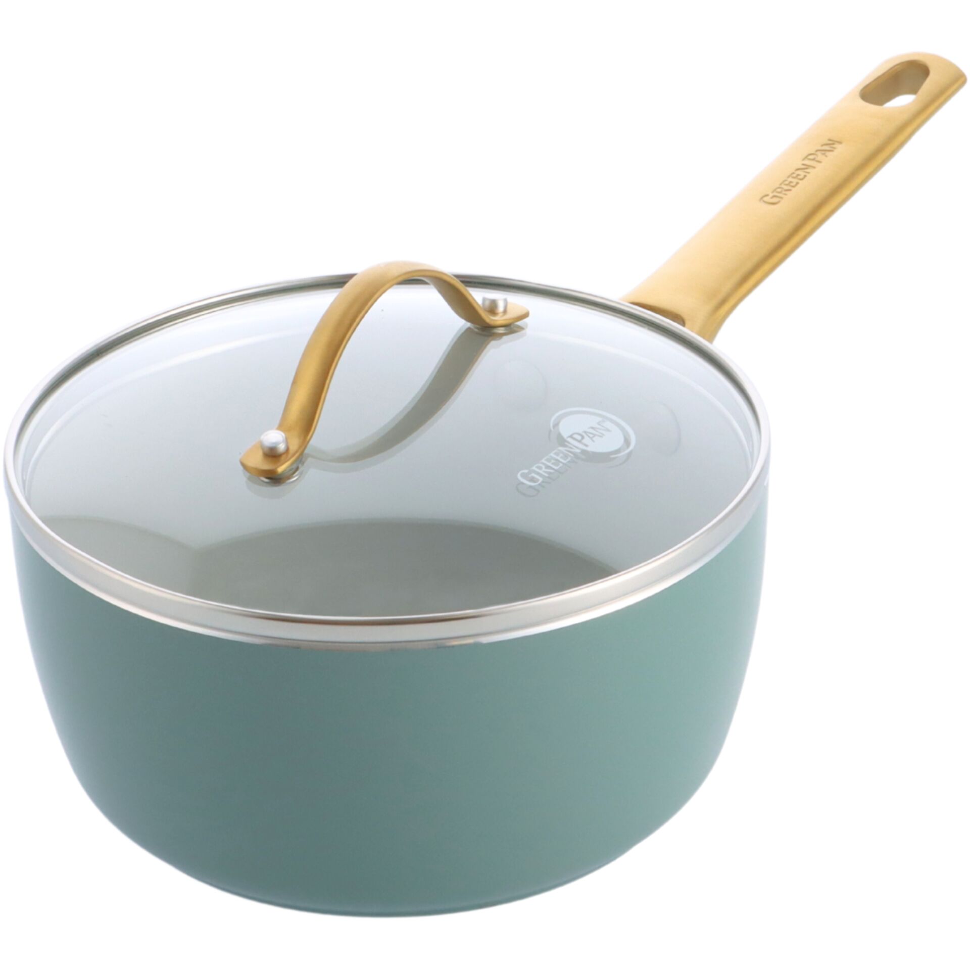 GreenPan Padova Reserve  Stielkasserolle 18cm Himmelblau