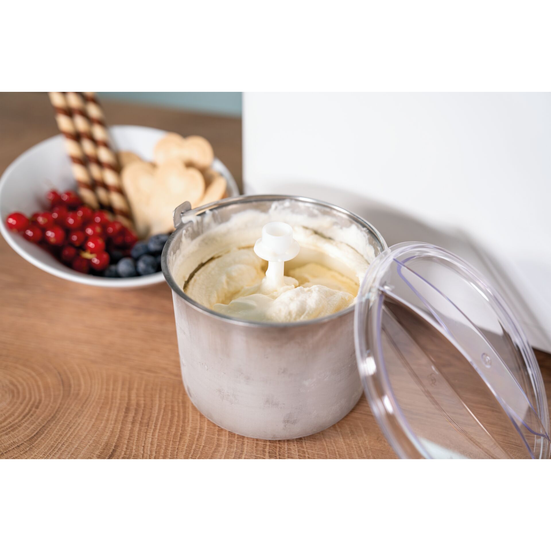 Sahne, Nachtisch, Essen, Gefrorener Joghurt