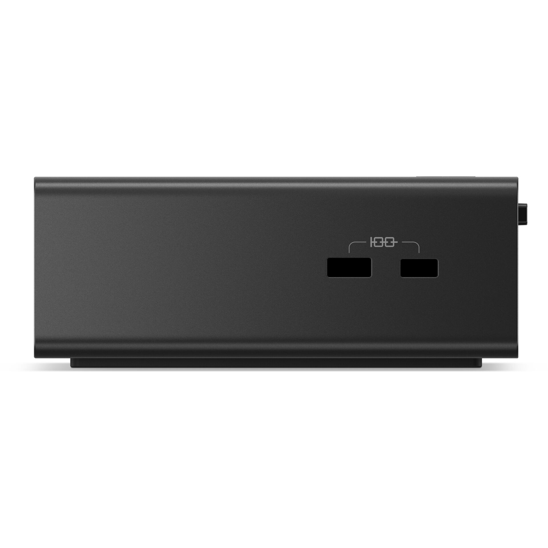 USB-C Dock, Docking Station, Schwarz, Rechteckig, Anschlüsse