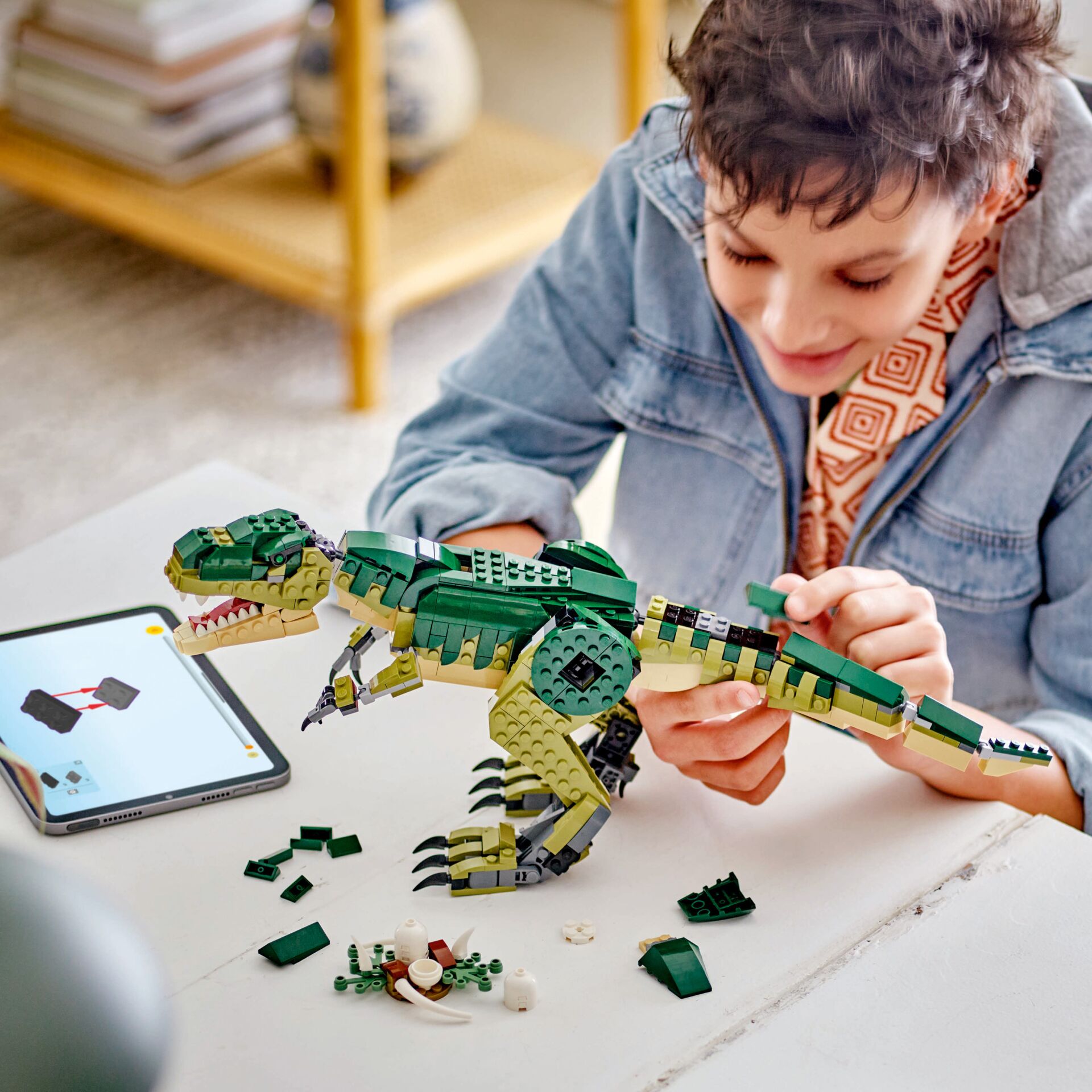 Lego, Klemmbausteine, Drachen, Grün, Spielzeug