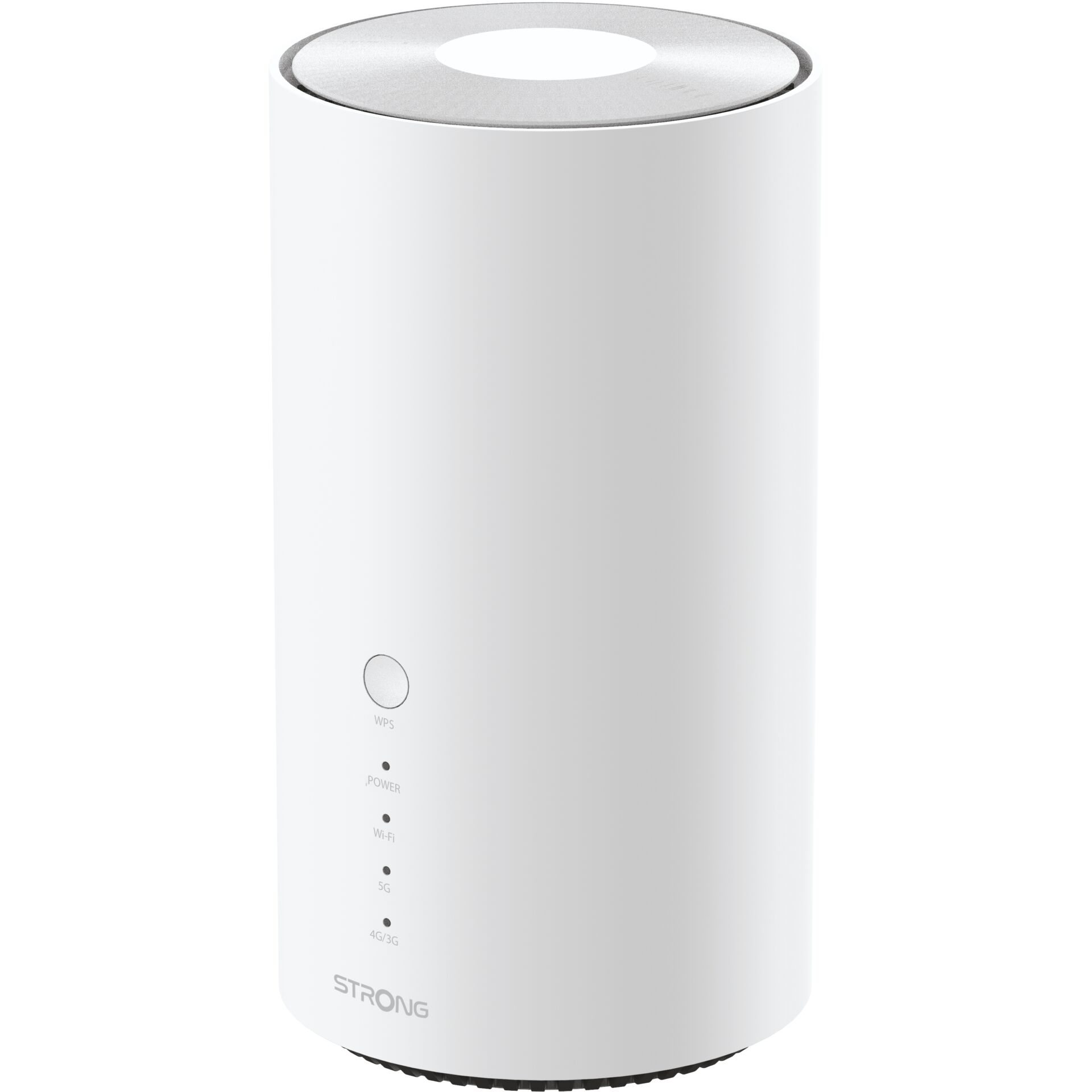 WLAN-Router, Wi-Fi Router, Kunststoffgehäuse, weiße Farbe, Stromversorgung